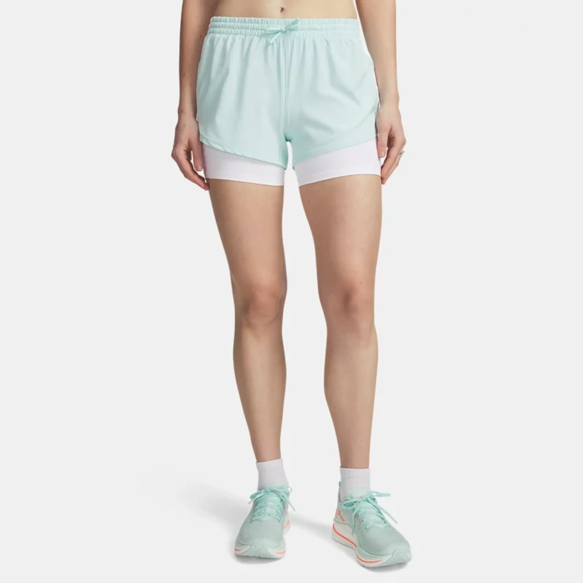 Under Armour  Velociti Pro Women's 4" 2-in-1 Shorts Refresh Mint / Reflective L