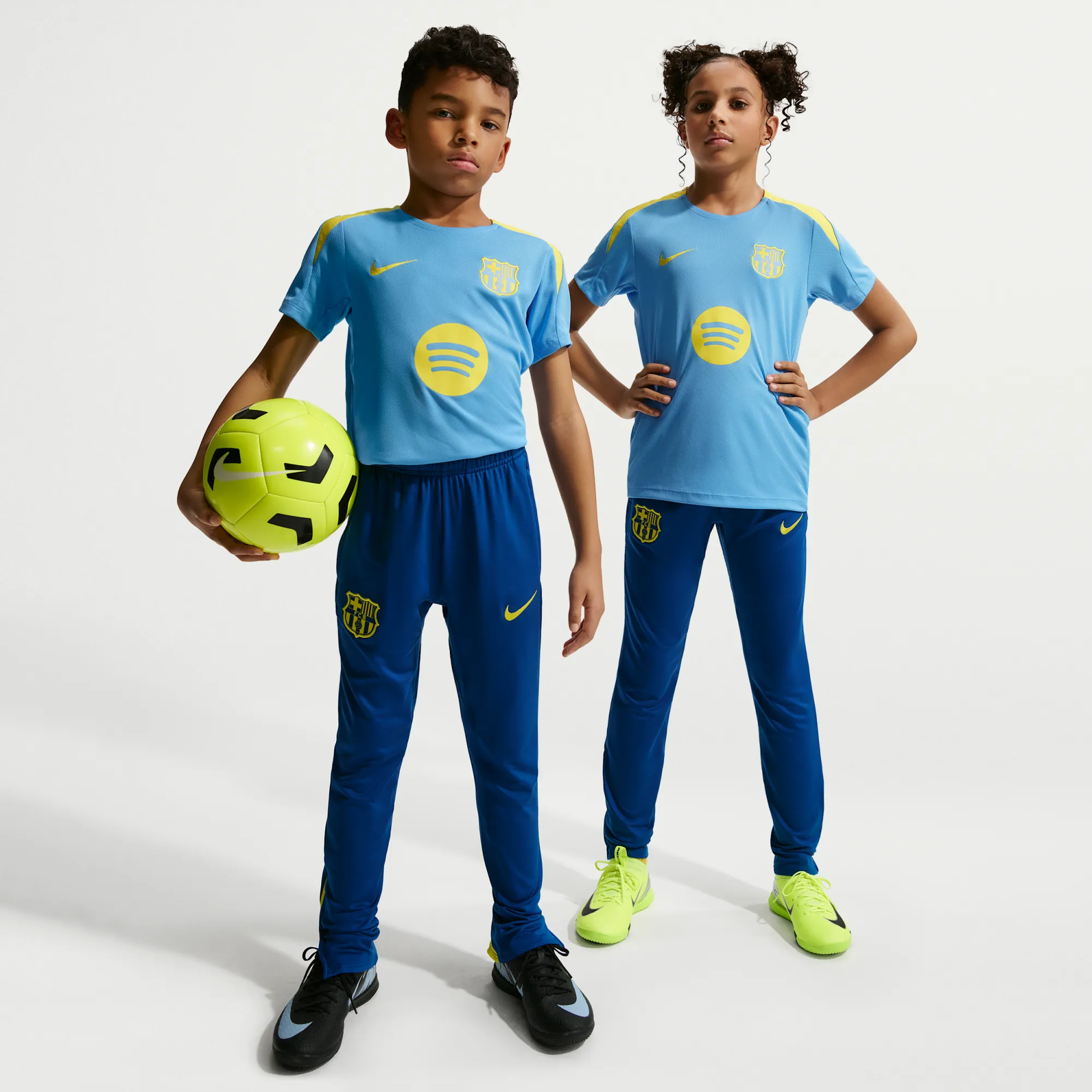 Nike Dri-FIT Football Knit Trousers - Blue