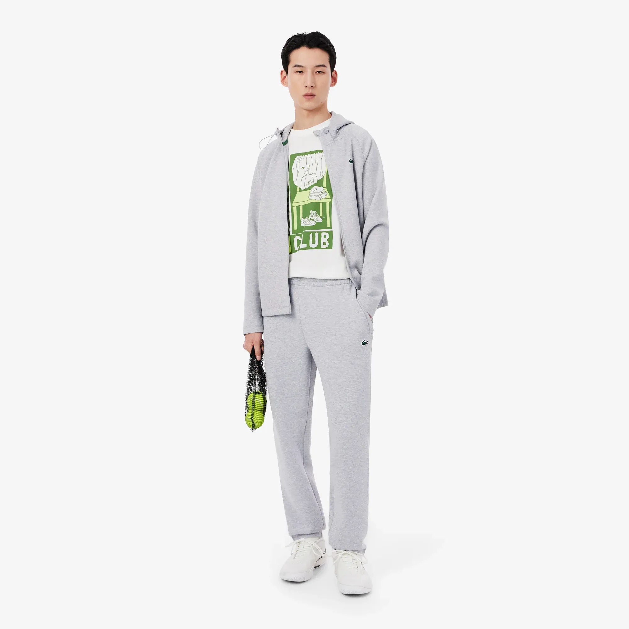 Lacoste Sport Stretch Sweatpants - Light Heathered Grey
