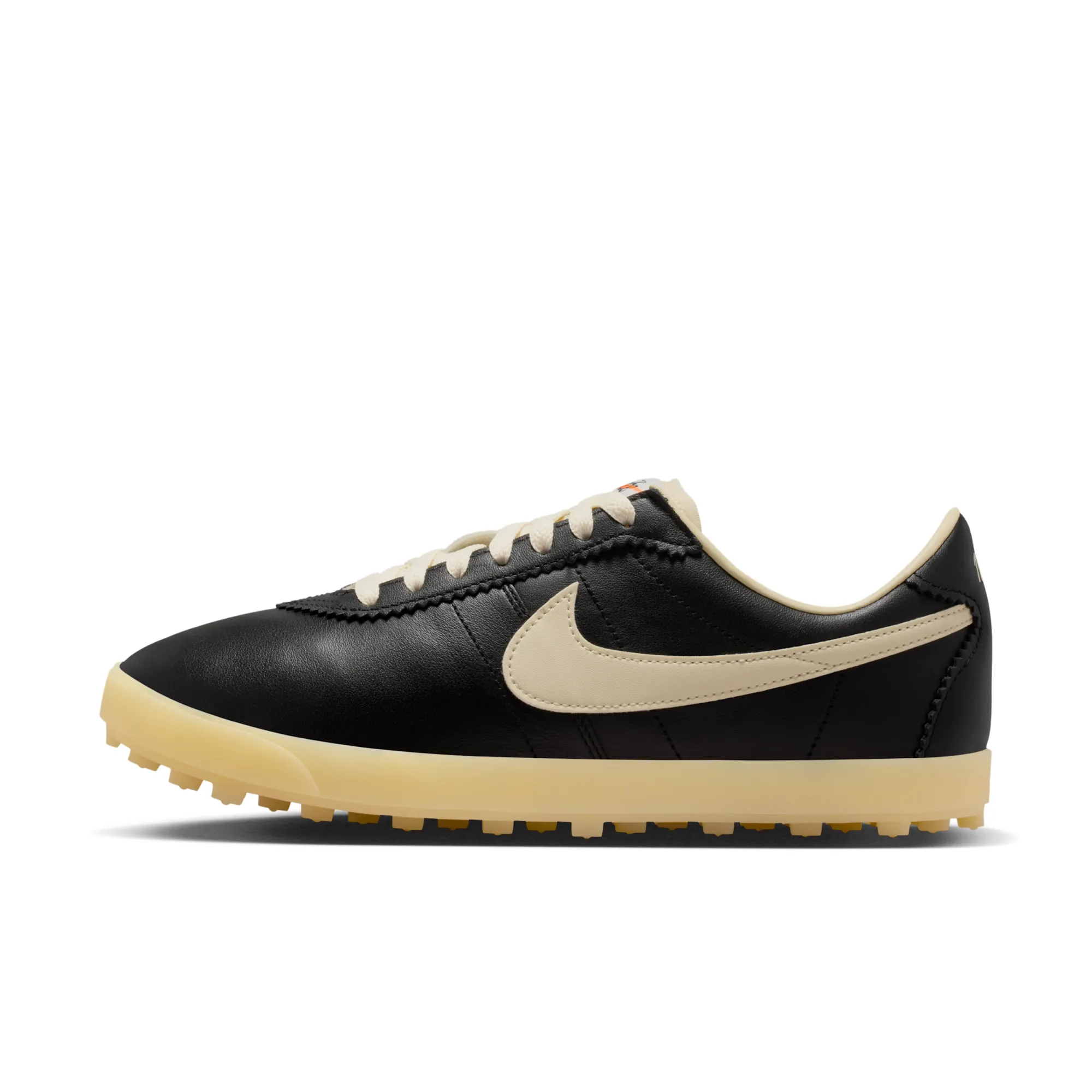 Nike Astrograbber Leather Trainers In Black