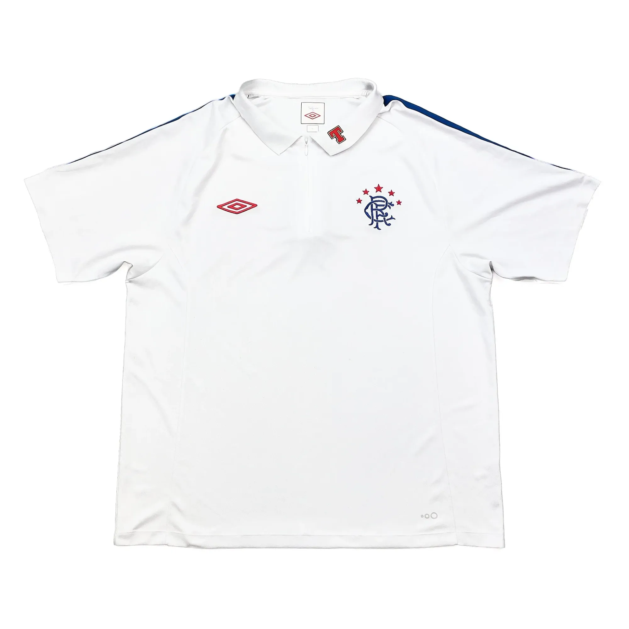 2007/08 Rangers 1/4 Zip Polo Shirt (XL) Umbro | Cult Kits