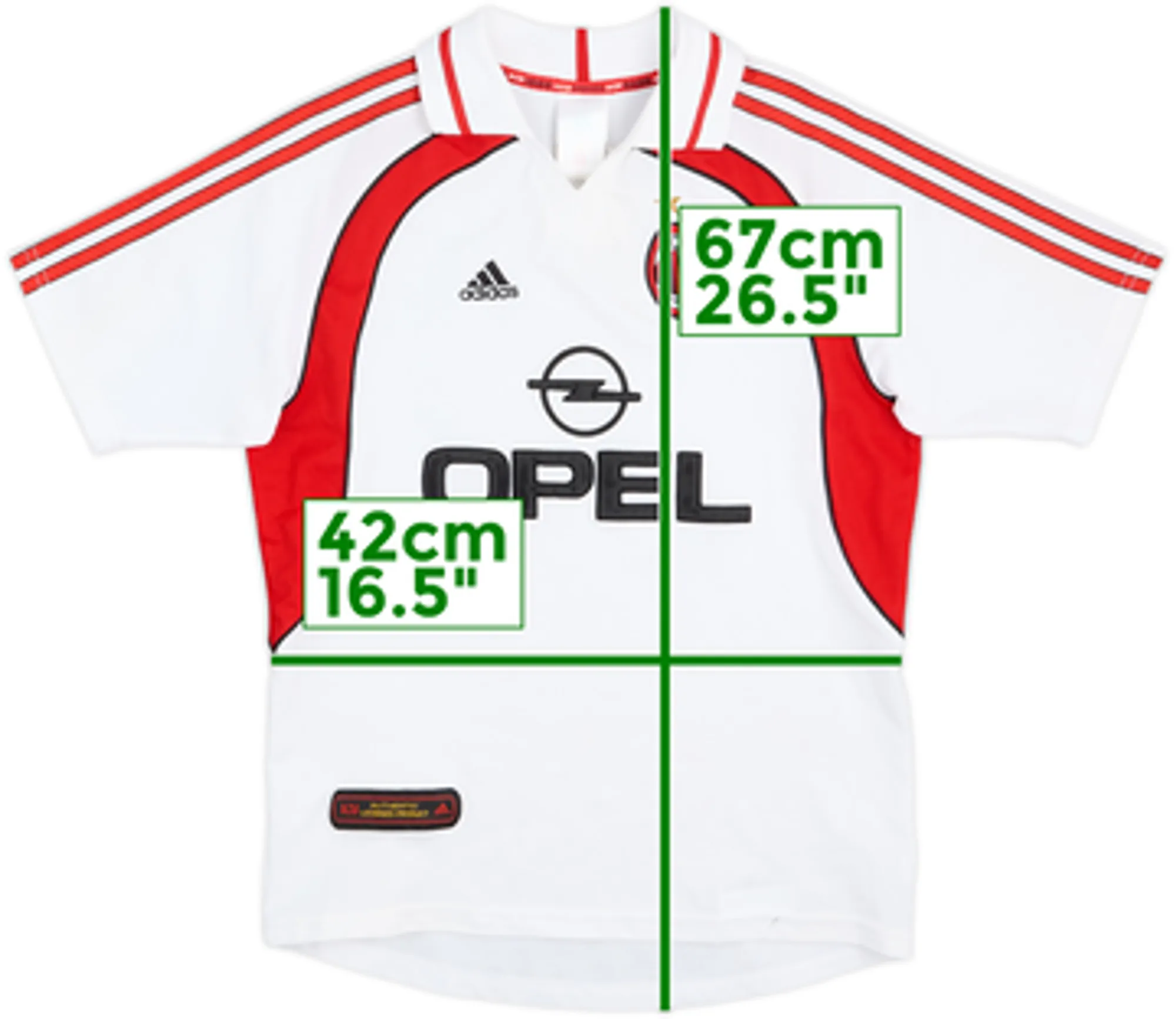 2000-02 AC Milan Away Shirt - 7/10 - (Y)