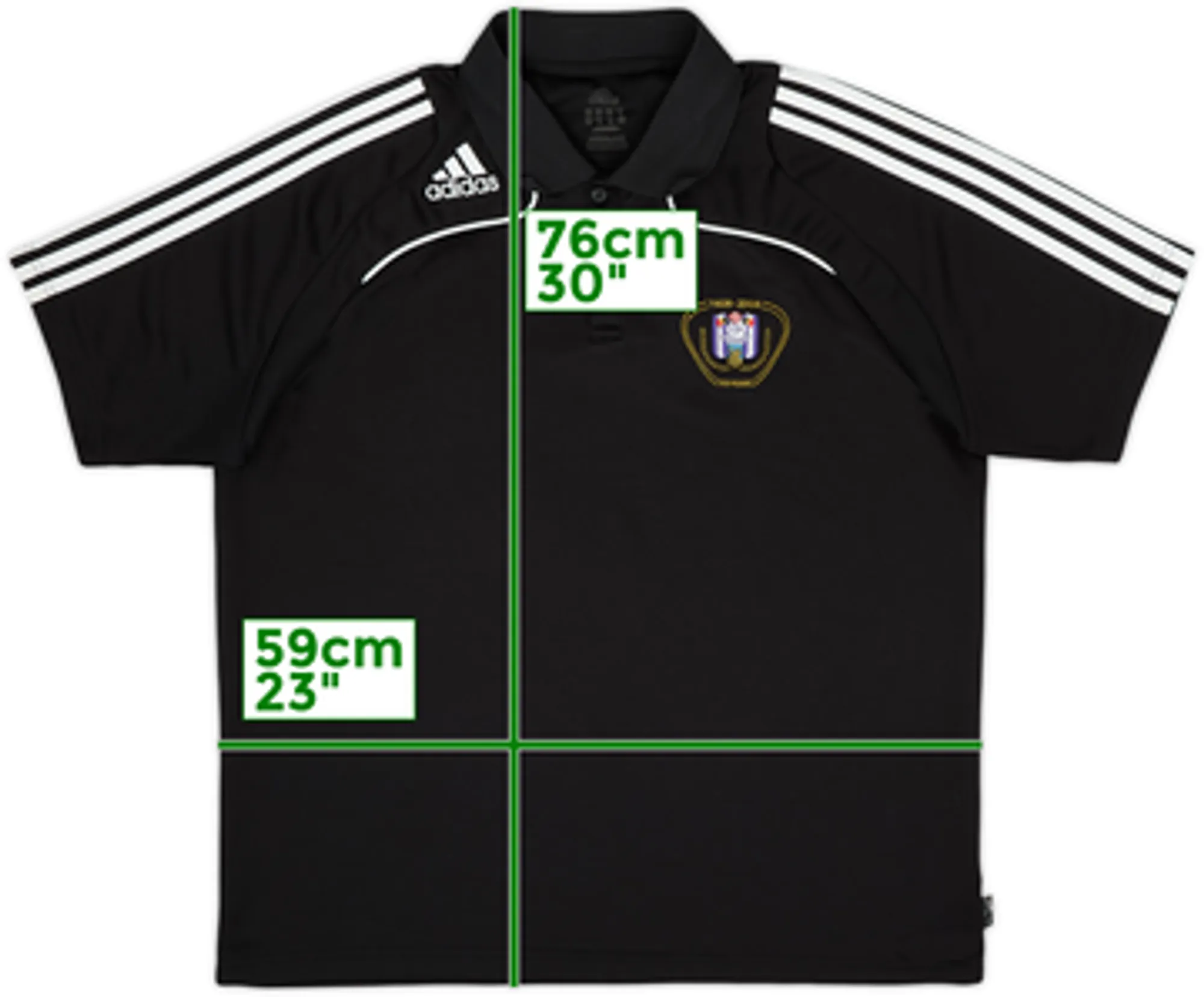 2008-09 Anderlecht adidas Polo Shirt - 8/10 - (XL)
