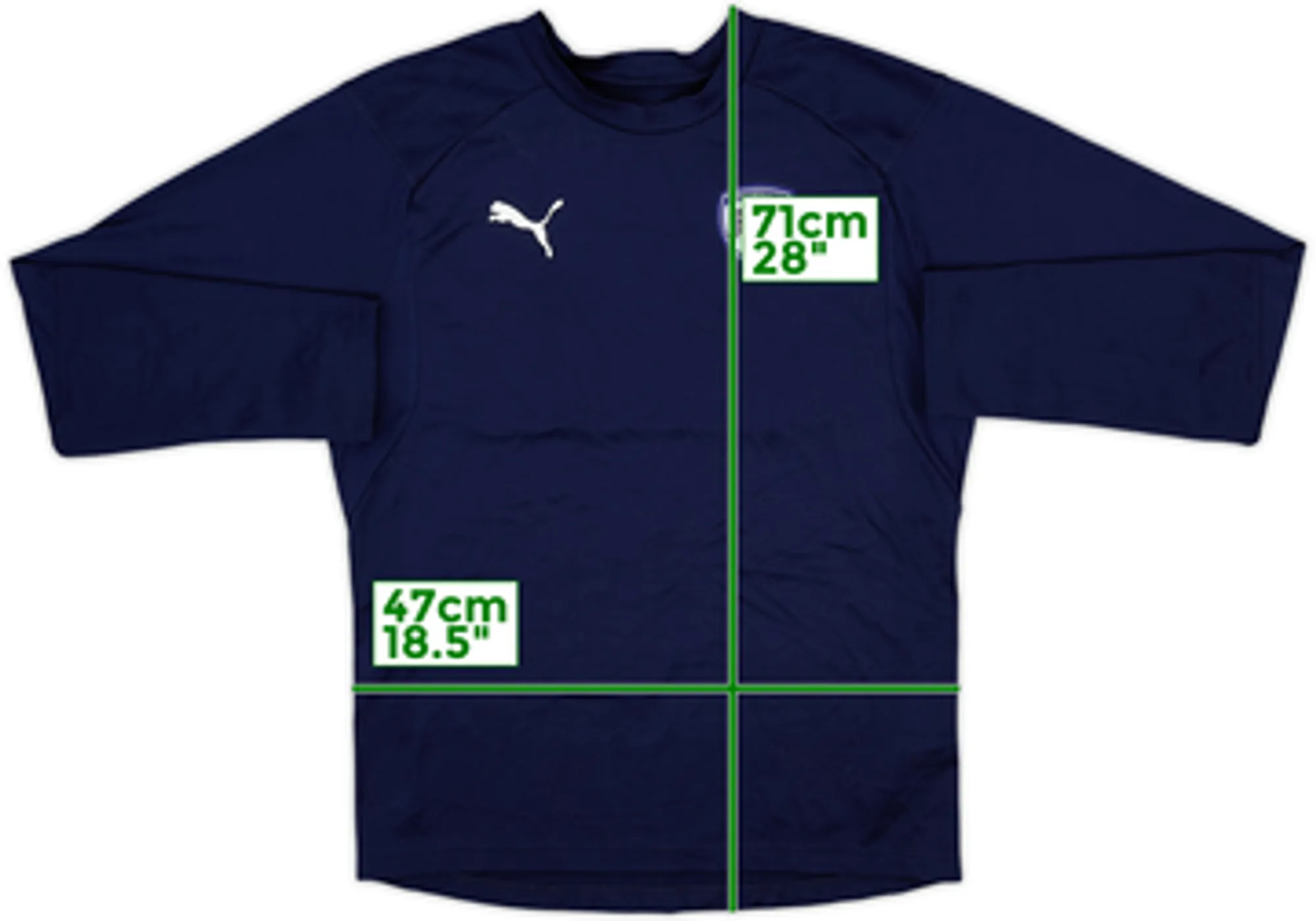 2018-19 Chesterfield Puma Sweat Top - 8/10 - (M)