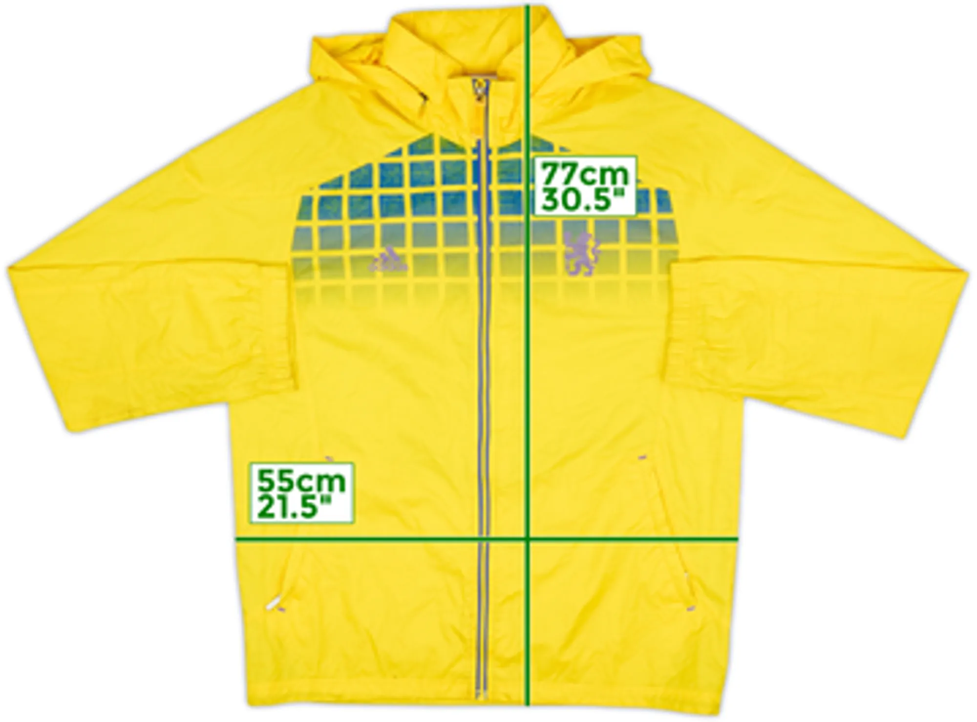 2011-12 Chelsea adidas Hooded Track Jacket - 6/10 - (L)