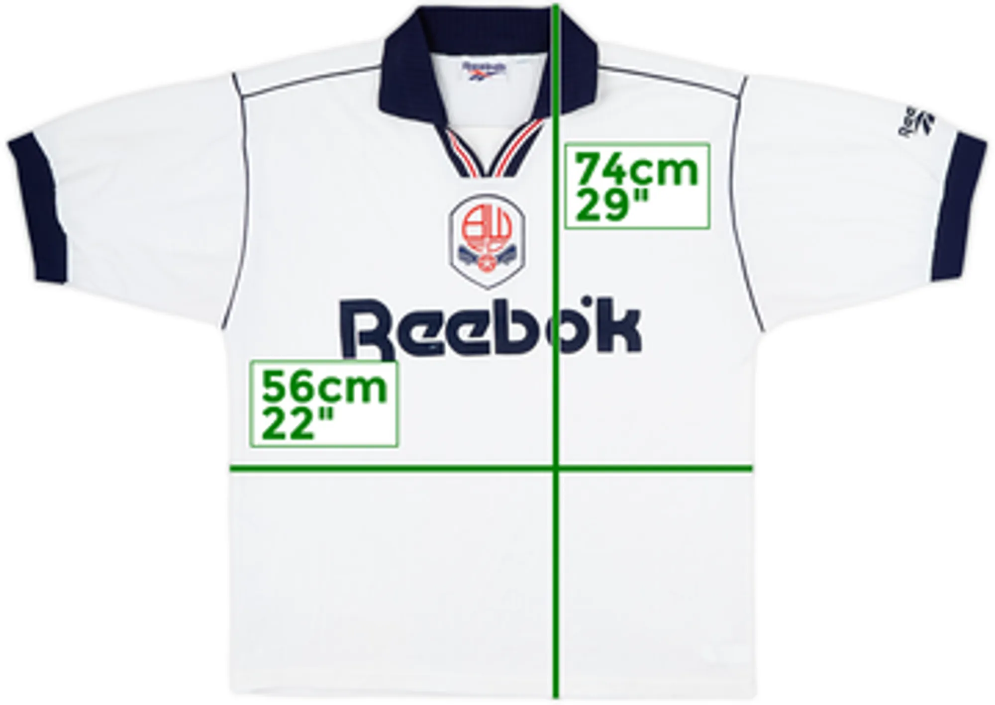 1995-97 Bolton Home Shirt - 8/10 - (L)