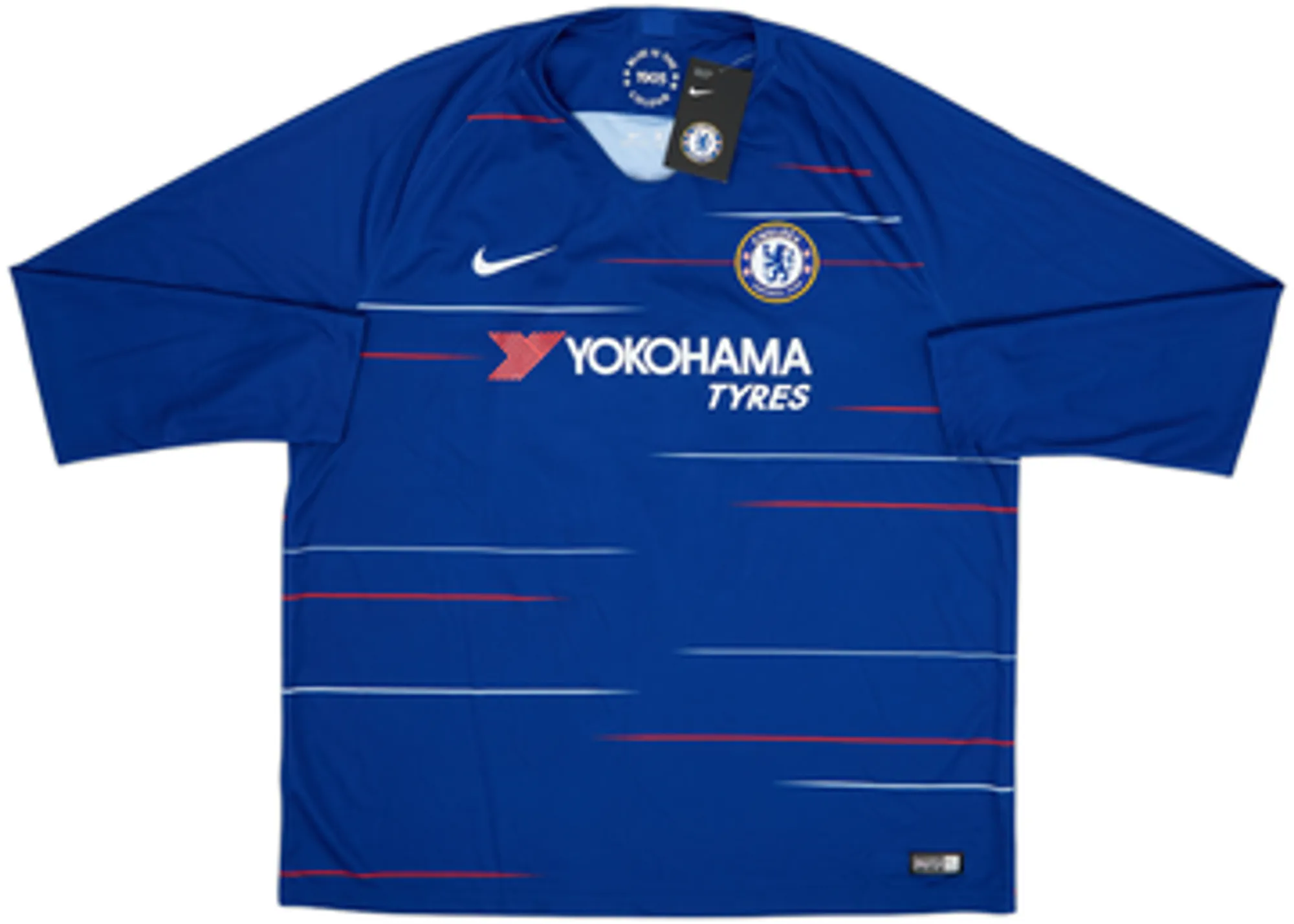 2018-19 Chelsea Home L/S Shirt Loftus-Cheek #12 (XXL)