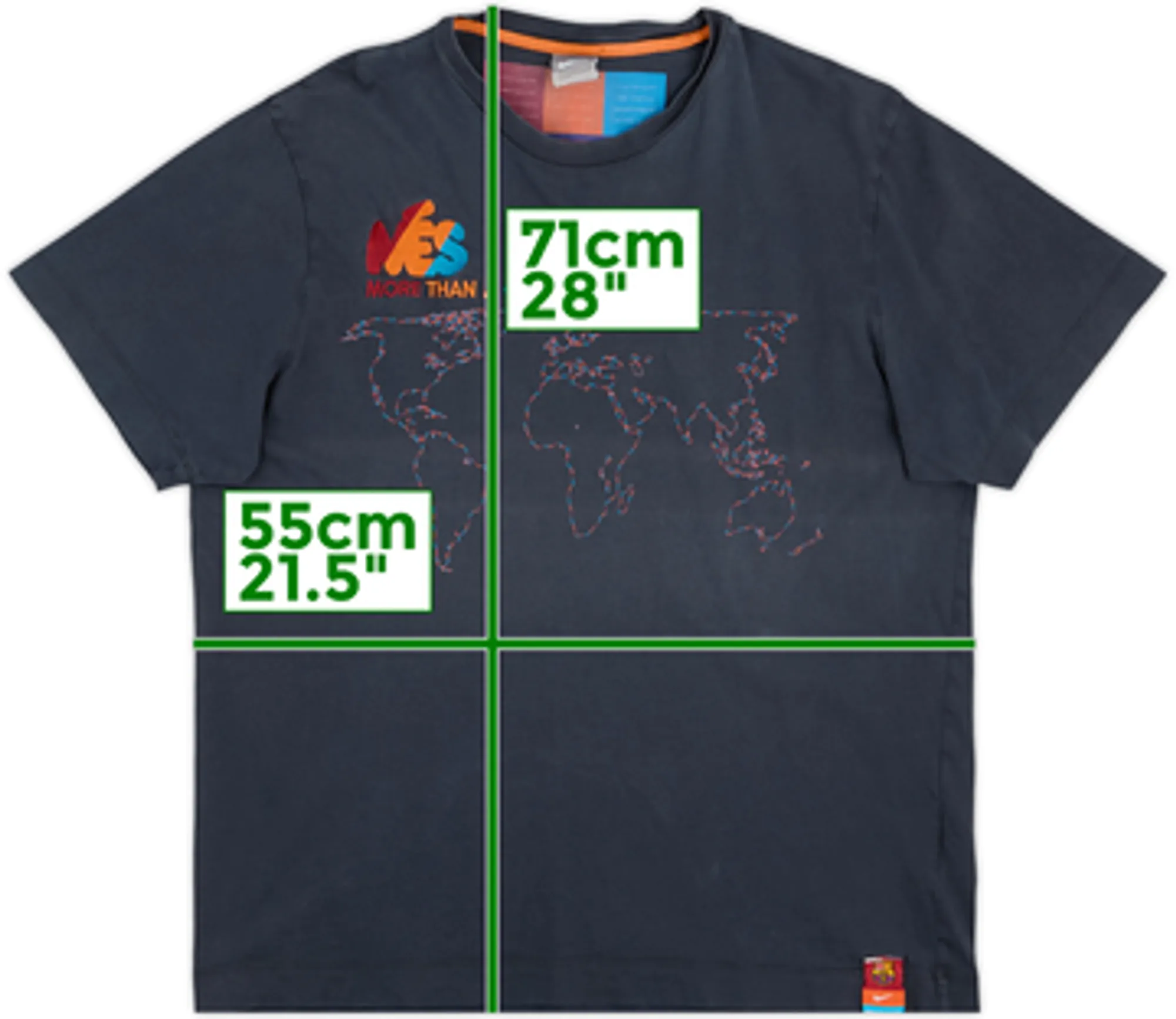 2009-10 Barcelona Nike 'Mes' Graphic Tee - 9/10 - (XL)