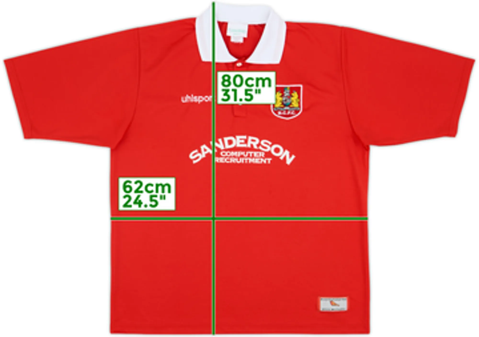 1998-99 Bristol City Home Shirt - 9/10 - (L)