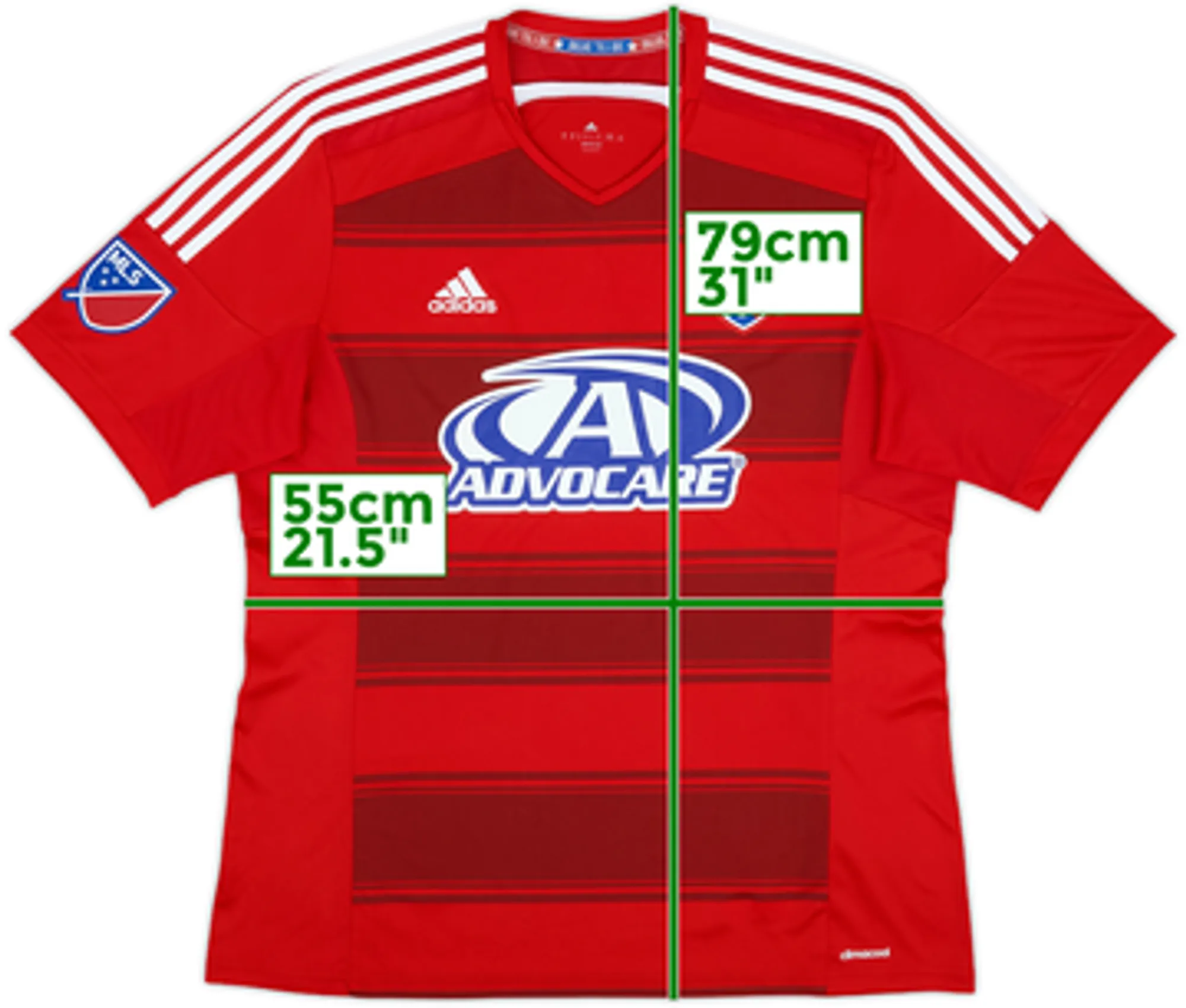 2014-15 FC Dallas Home Shirt - 8/10 - (XL)