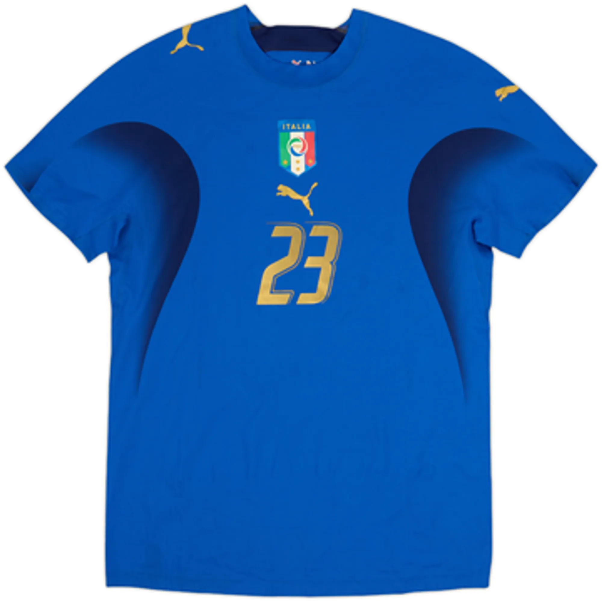 2006 Italy Player Issue Home Shirt Materazzi #23 - 9/10 - (L)