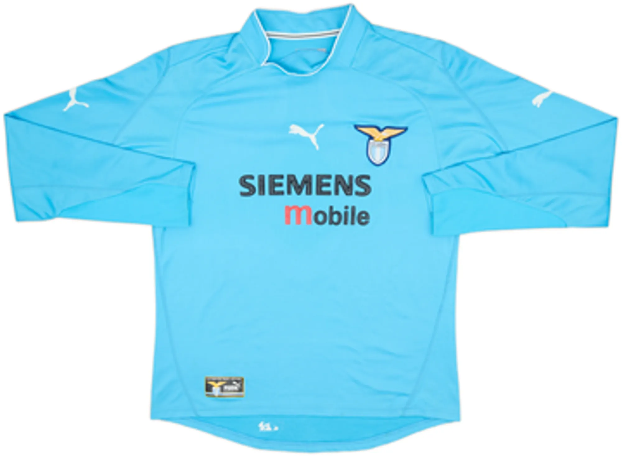 2002-03 Lazio Home L/S Shirt Corradi #8 - 6/10 - (L)