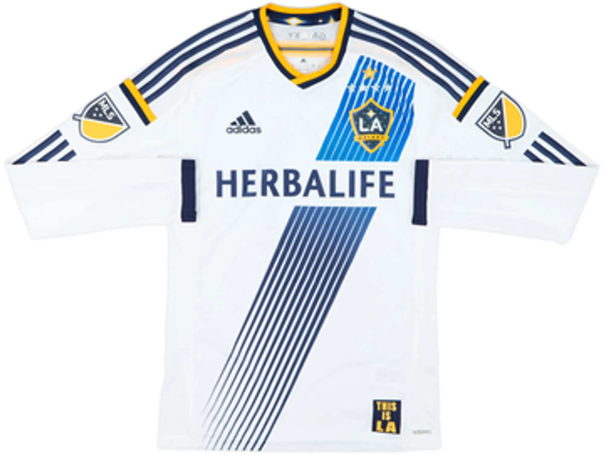 2015-16 LA Galaxy Authentic Home L/S Shirt Gerrard #8 - 9/10 - (S)