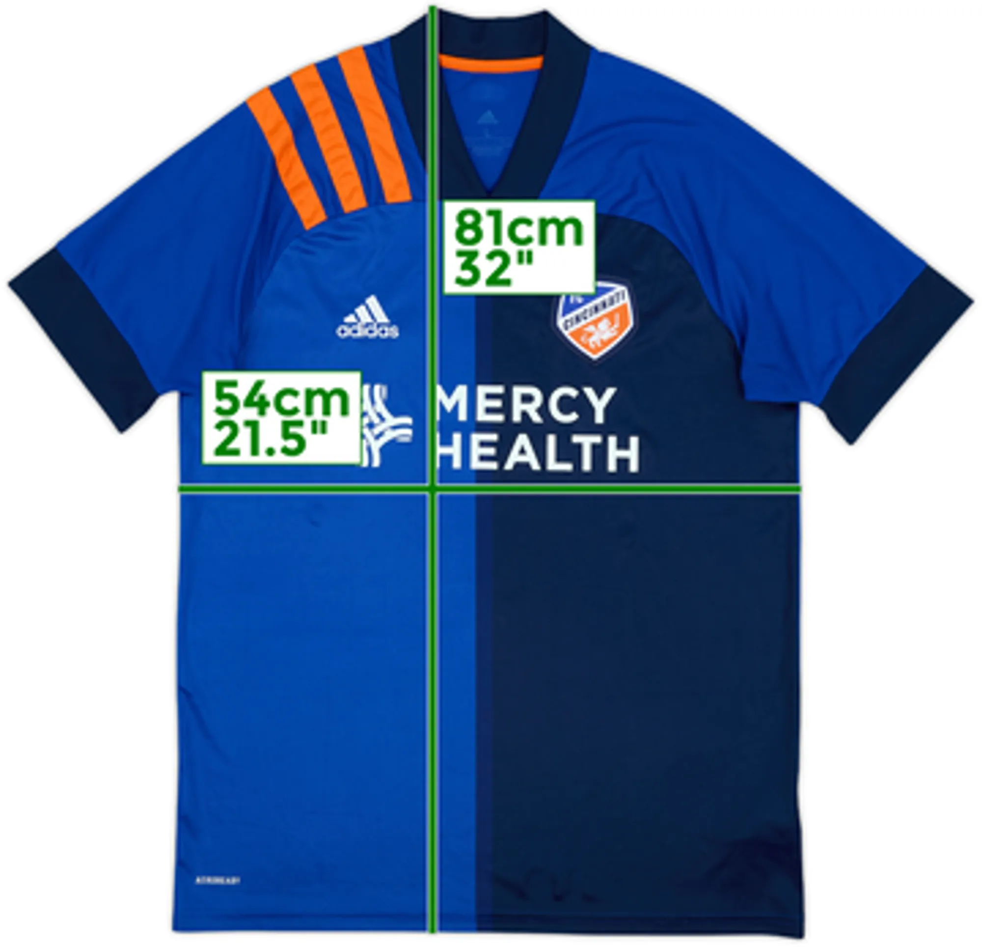 2020-21 FC Cincinnati Home Shirt - 8/10 - (L)