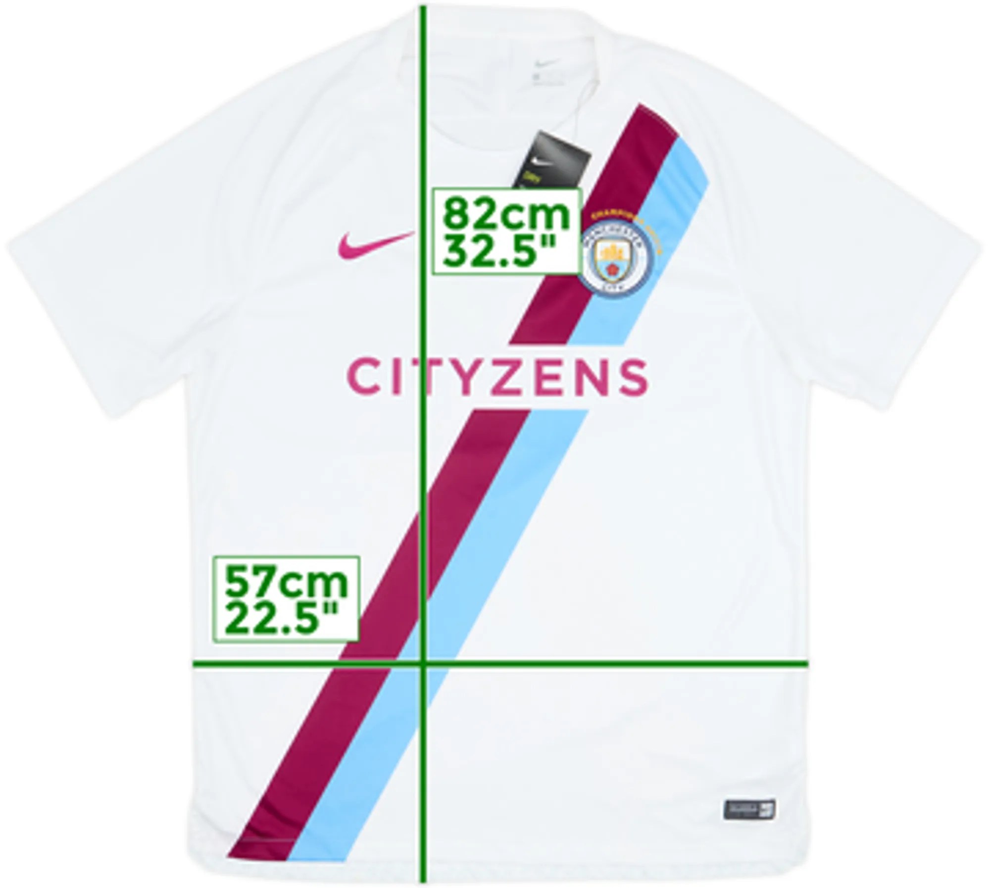 2017-18 Manchester City Nike Champions Pre-Match Shirt (XL)