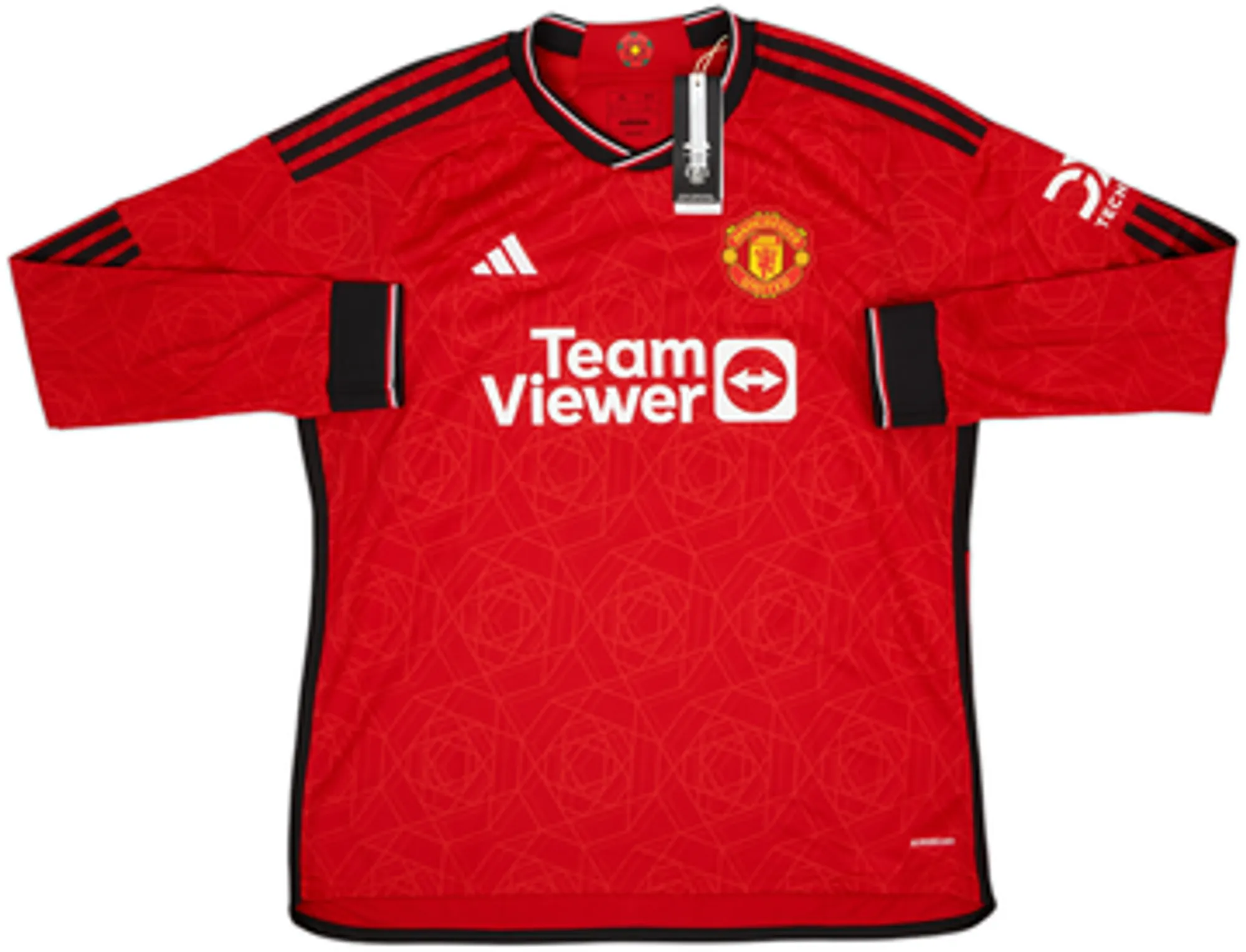 2023-24 Manchester United Home L/S Shirt Amrabat #4 (XL)