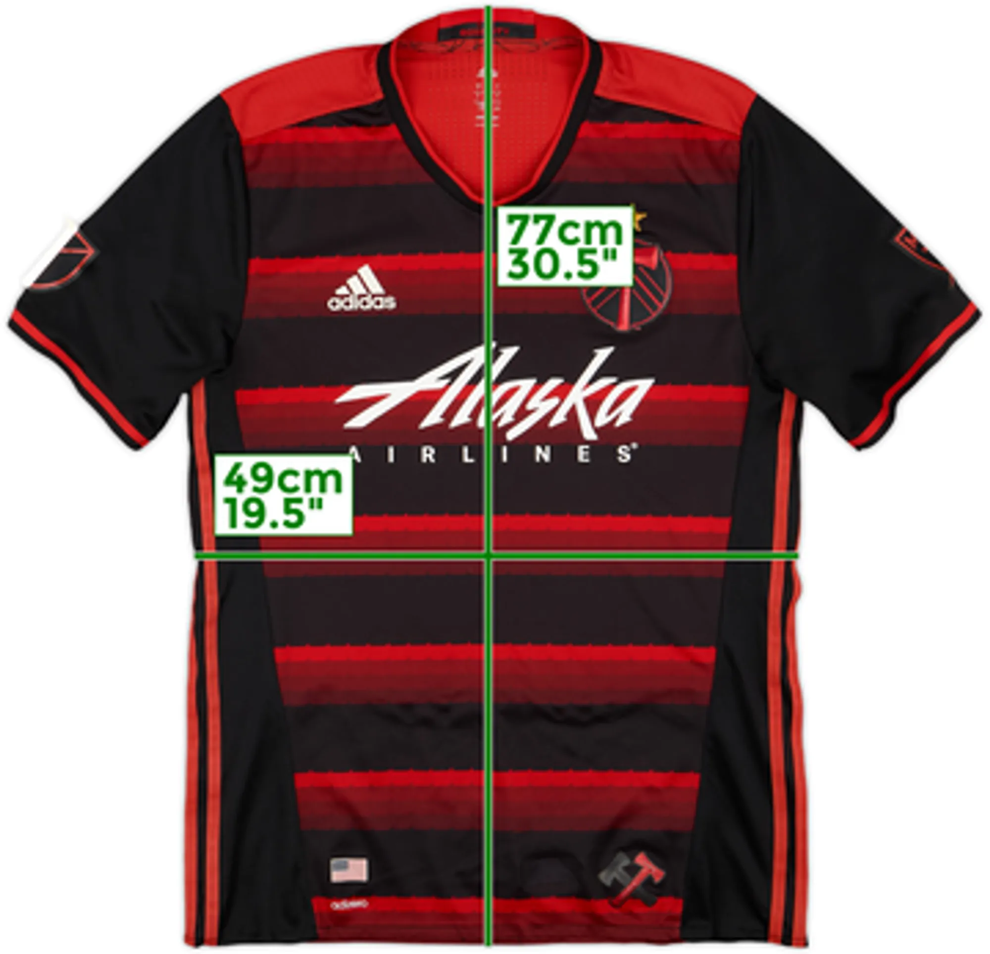 2016-17 Portland Timbers Authentic Away Shirt - 7/10 - (L)