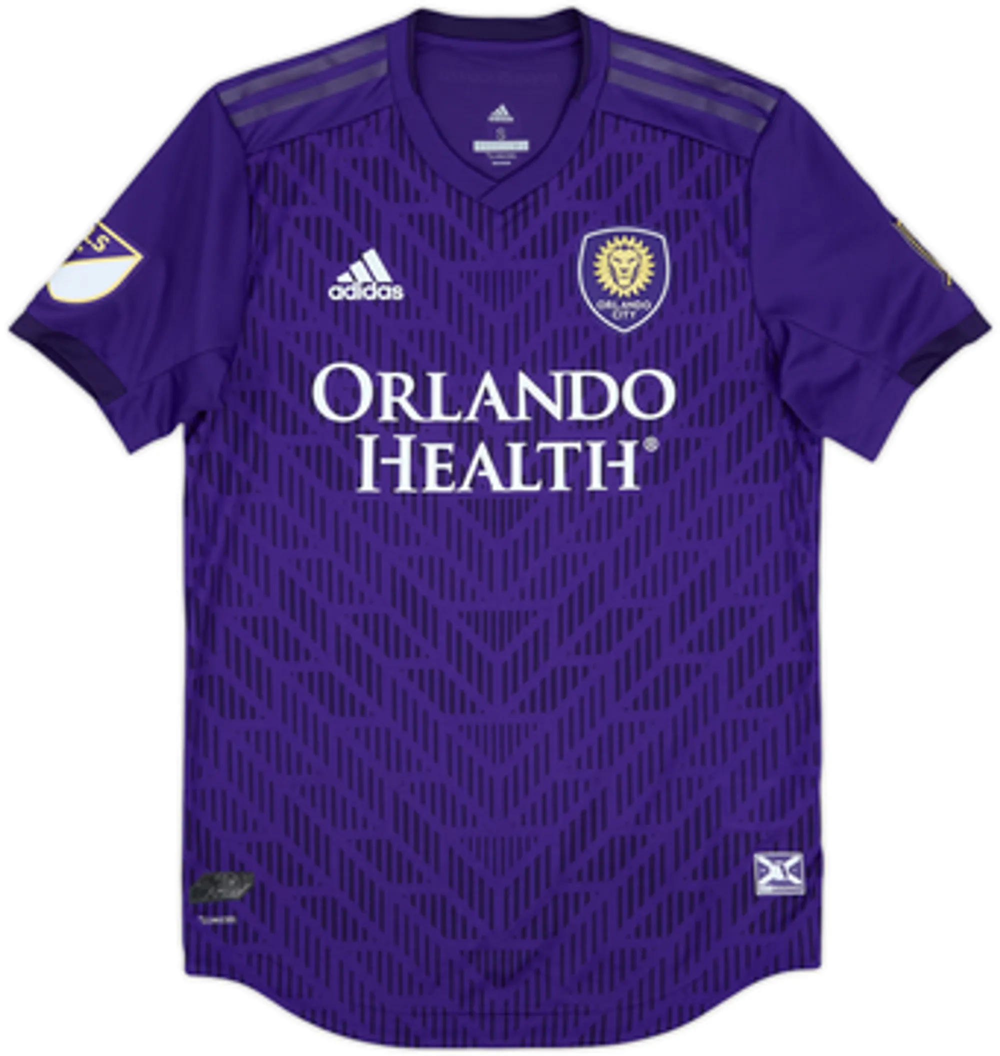 2019 Orlando City Authentic Home Shirt J. Mendez #8 - 10/10 - (S)