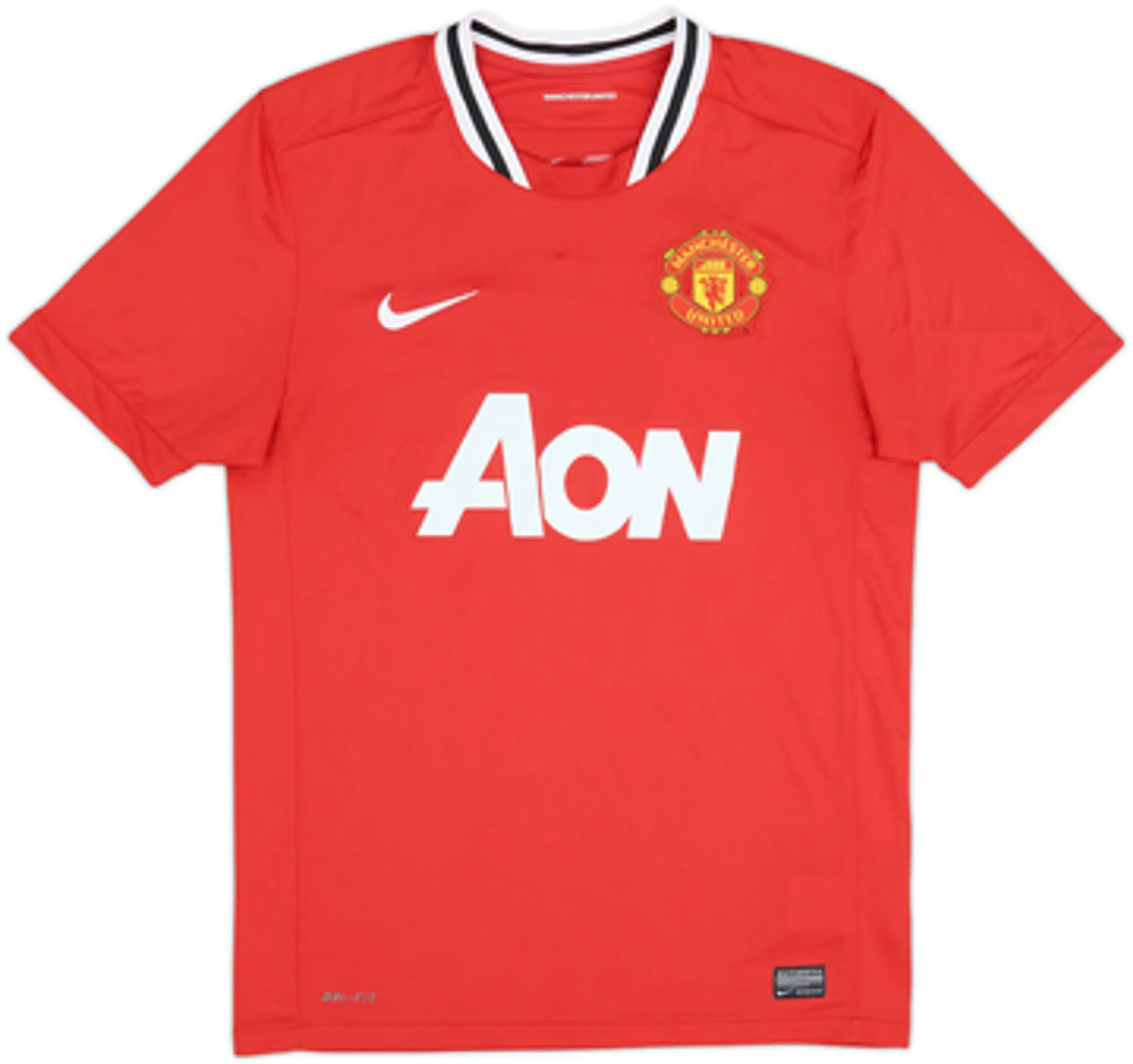 2011-12 Manchester United Home Shirt Fabio #20 - 8/10 - (M)