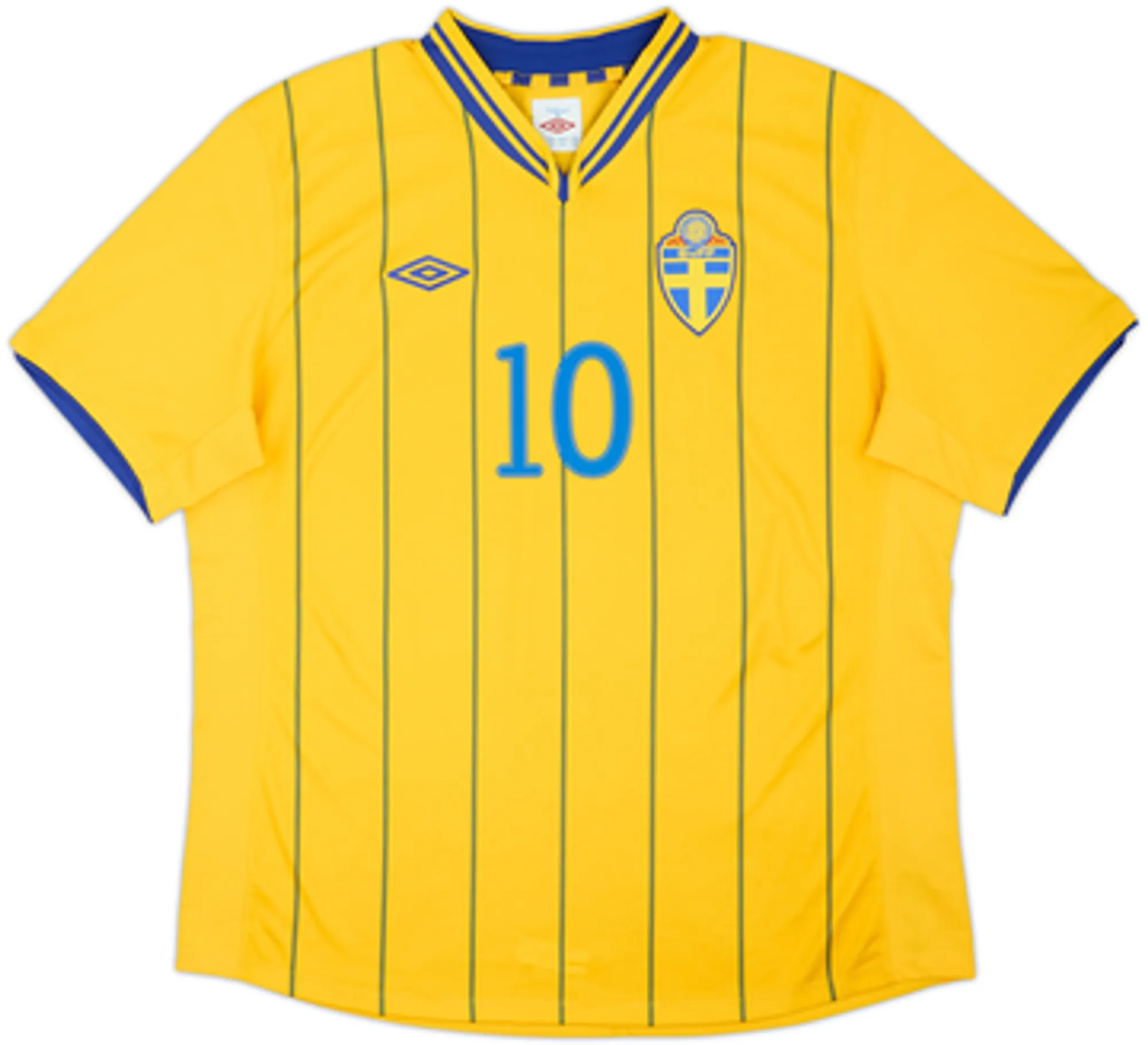 2012-13 Sweden Home Shirt Ibrahimovic #10 - 7/10 - (M)