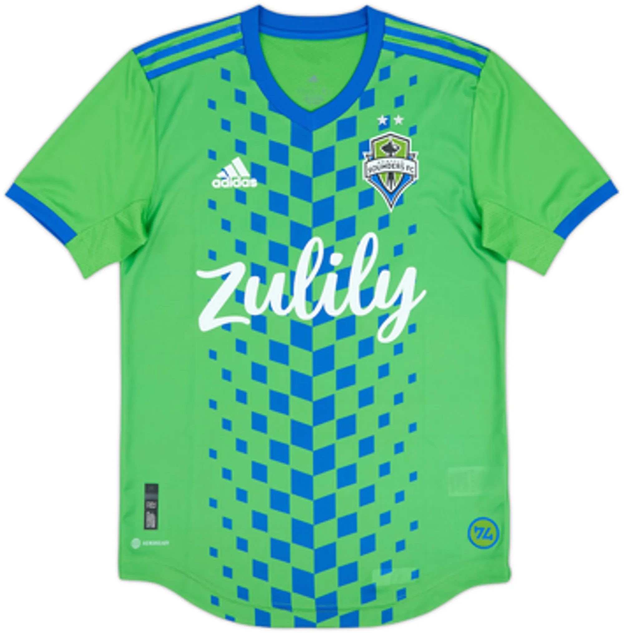 2022-23 Seattle Sounders Authentic Home Shirt Arreaga #3 - 10/10 - (S)