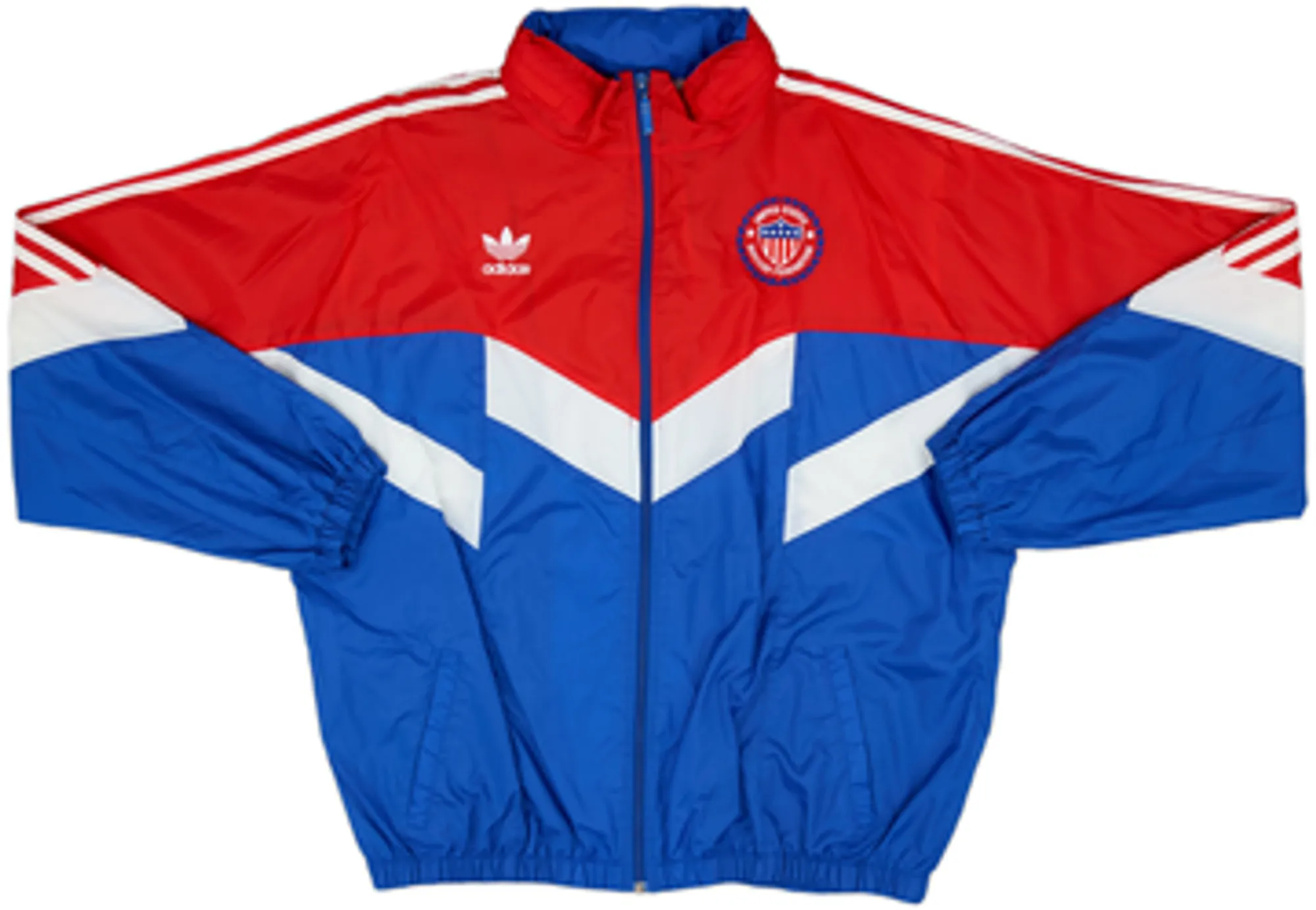 1990 USA adidas Hooded Tracksuit - 9/10 - (L)