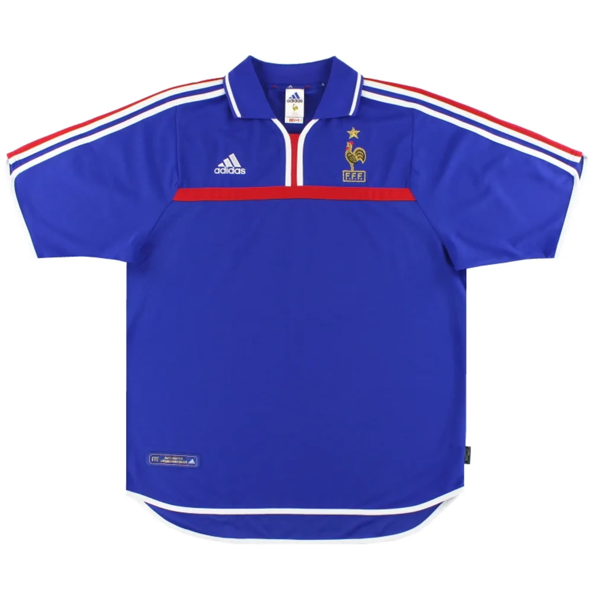 2000-02 France adidas Home Shirt XL - France / Excellent 