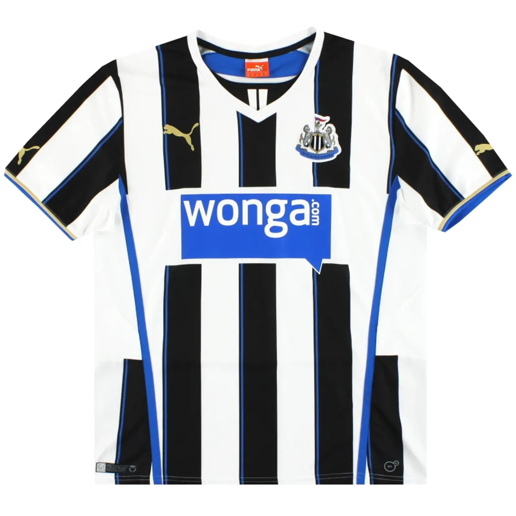 2013-14 Newcastle Puma Home Shirt 4XL - Newcastle United / Excellent 