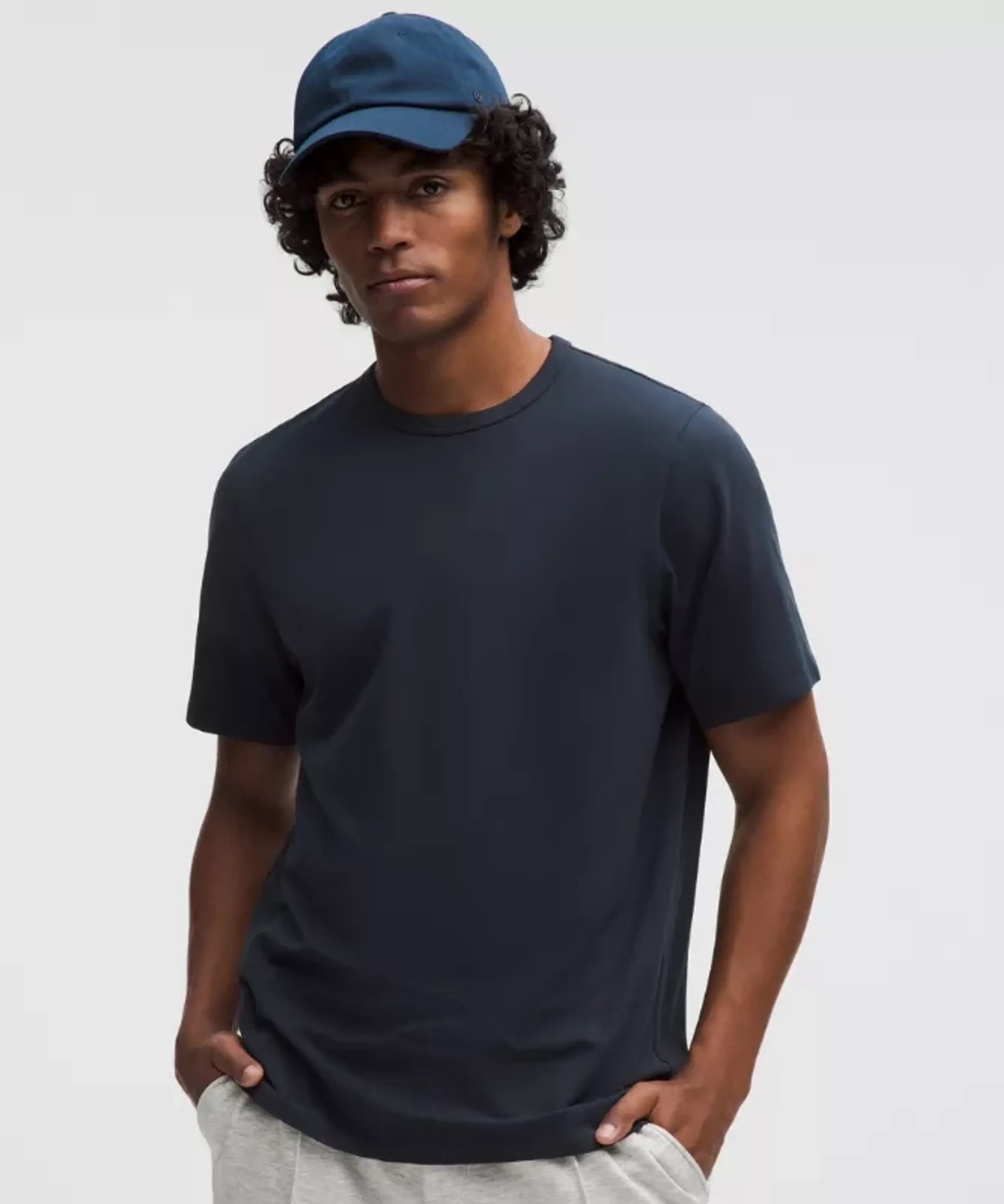 lululemon – Men's Organic Classic-Fit T-Shirt – Color Blue – Size Large