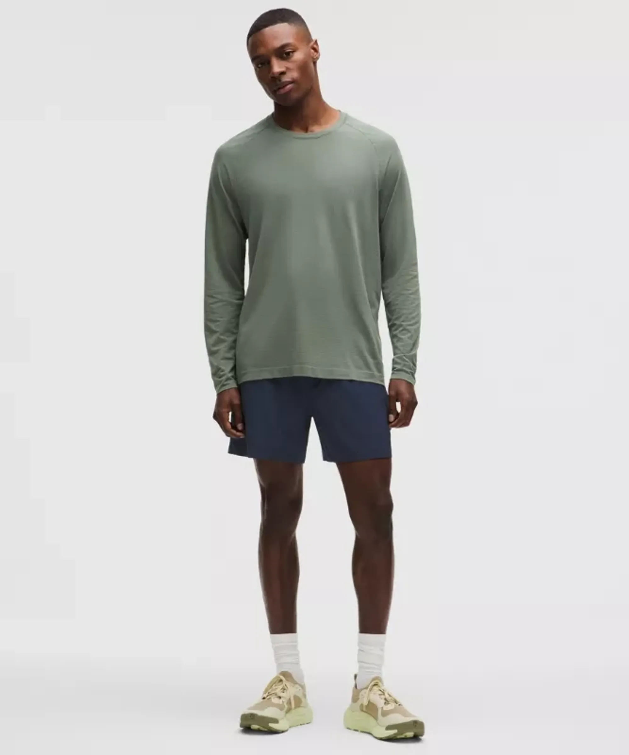 lululemon – Men's Pace Breaker Lined Shorts – 5" – Color Blue – Size Large