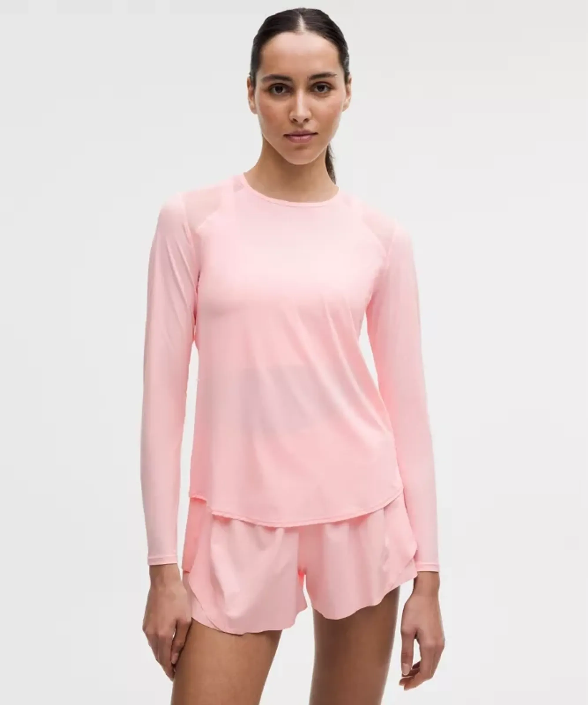 lululemon – Women's Sculpt Long-Sleeve Shirt – Color Pink – Size 0