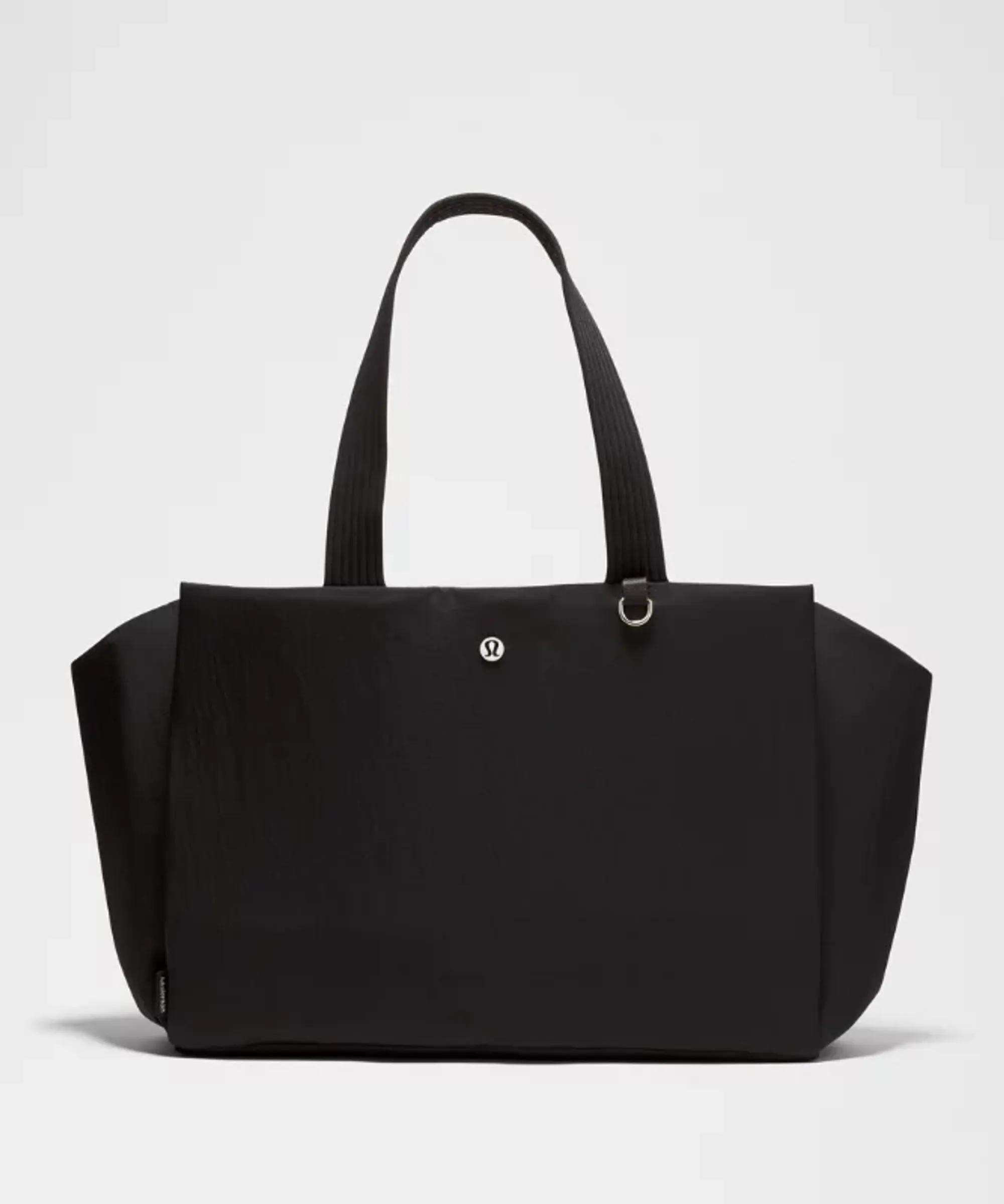 lululemon – Triple Compartment Tote Bag 18L – Color Black/Grey/Silver