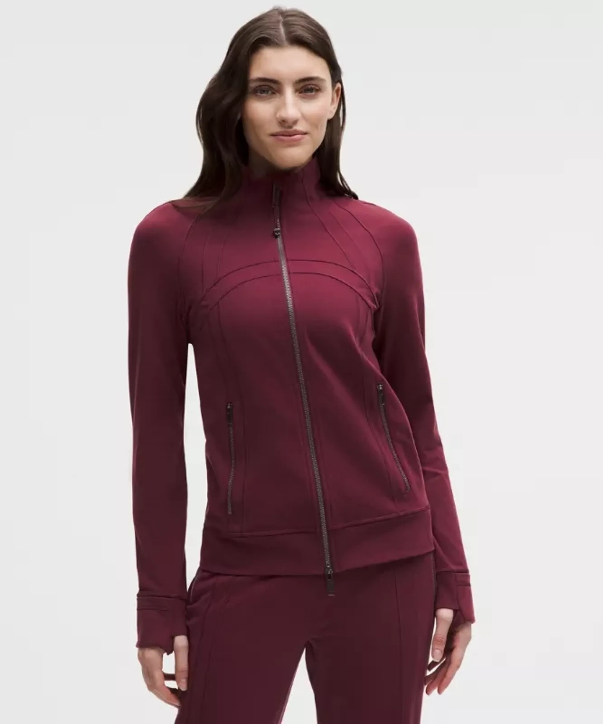 lululemon – Women's Define Track Jacket Luon – Color Burgundy/Red – Size 0