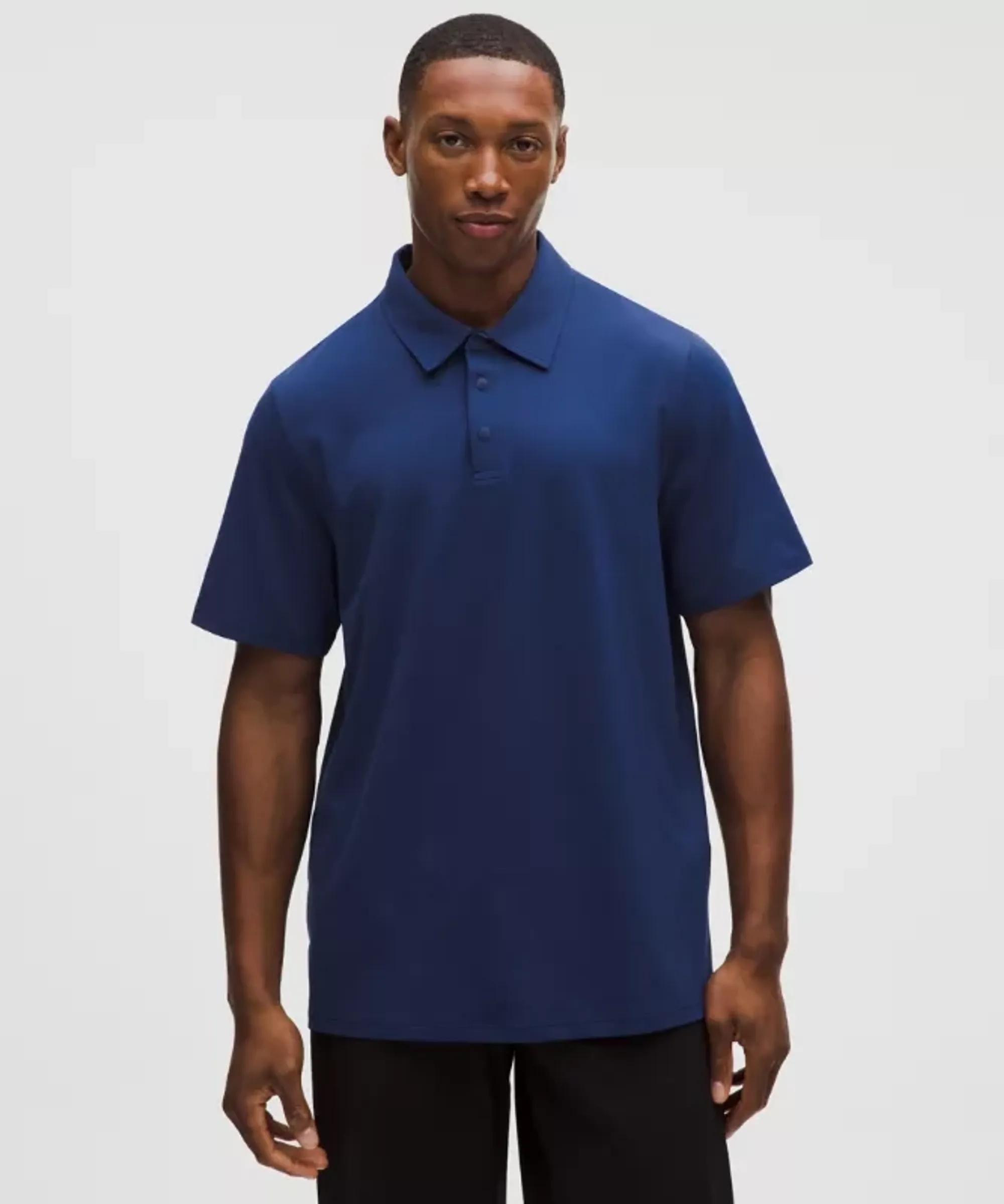 lululemon – Men's ShowZero Classic-Fit Polo Shirt – Color Blue – Size Large