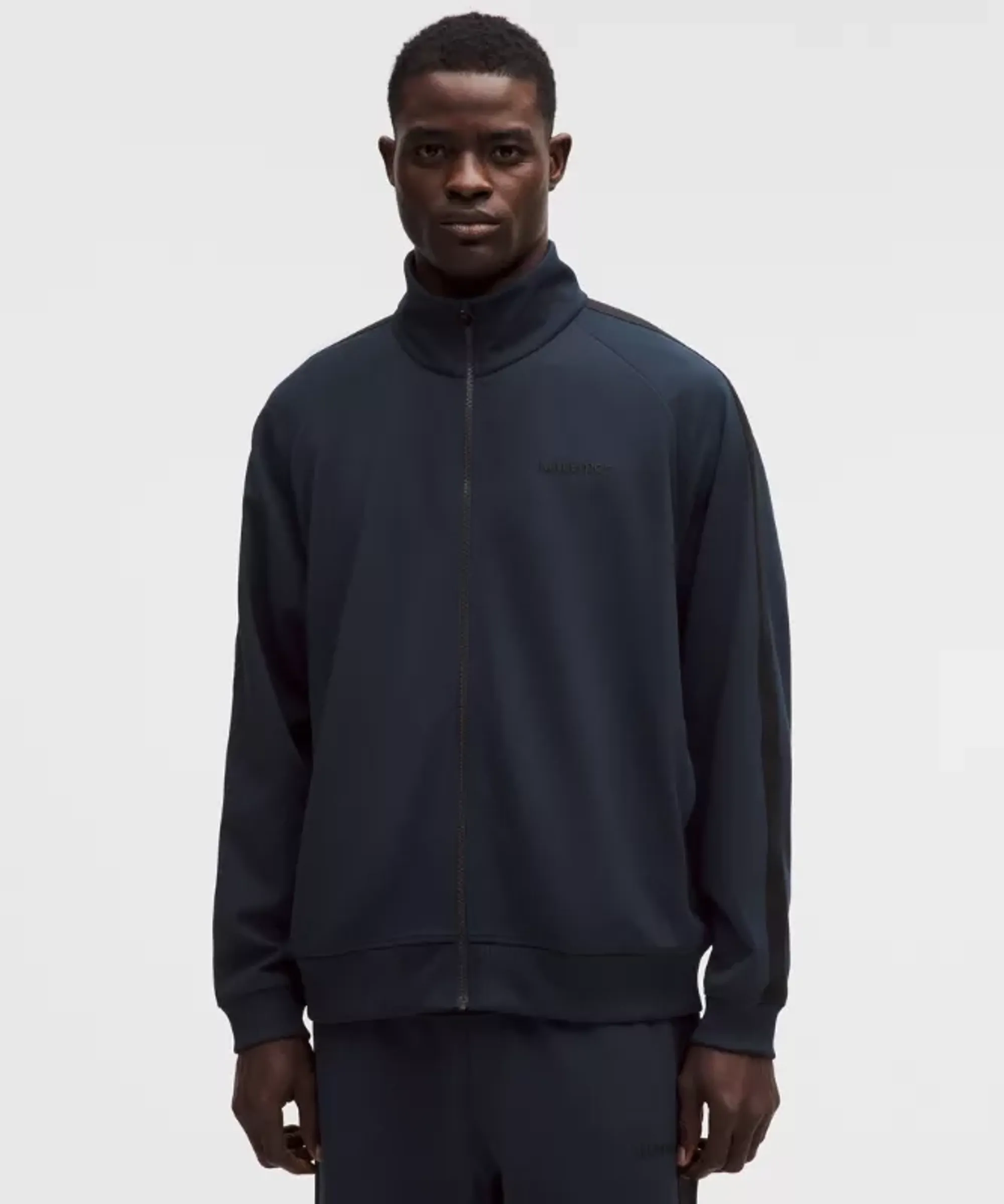 lululemon – Men's Pique Relaxed-Fit Track Jacket – Color Blue – Size Large