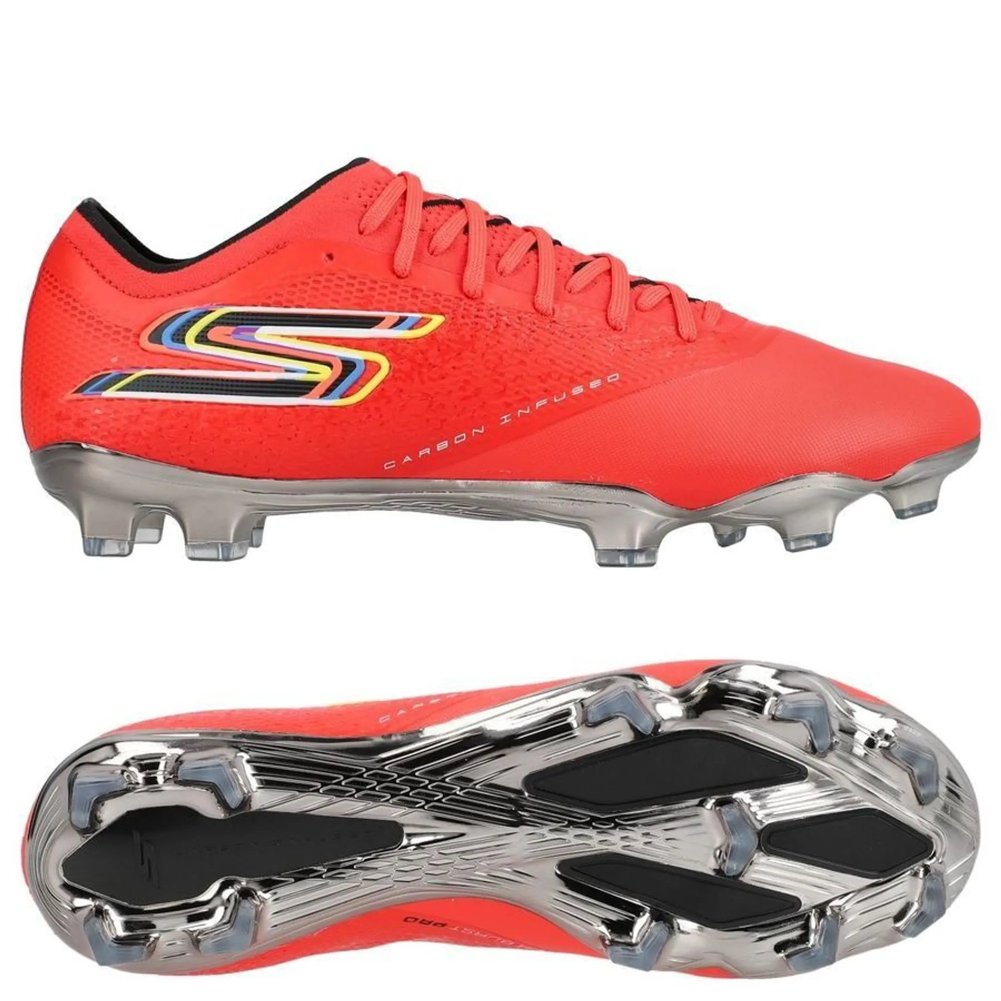 Skechers RAZOR - 1.5 ELITE FG Shoes in Red/Black