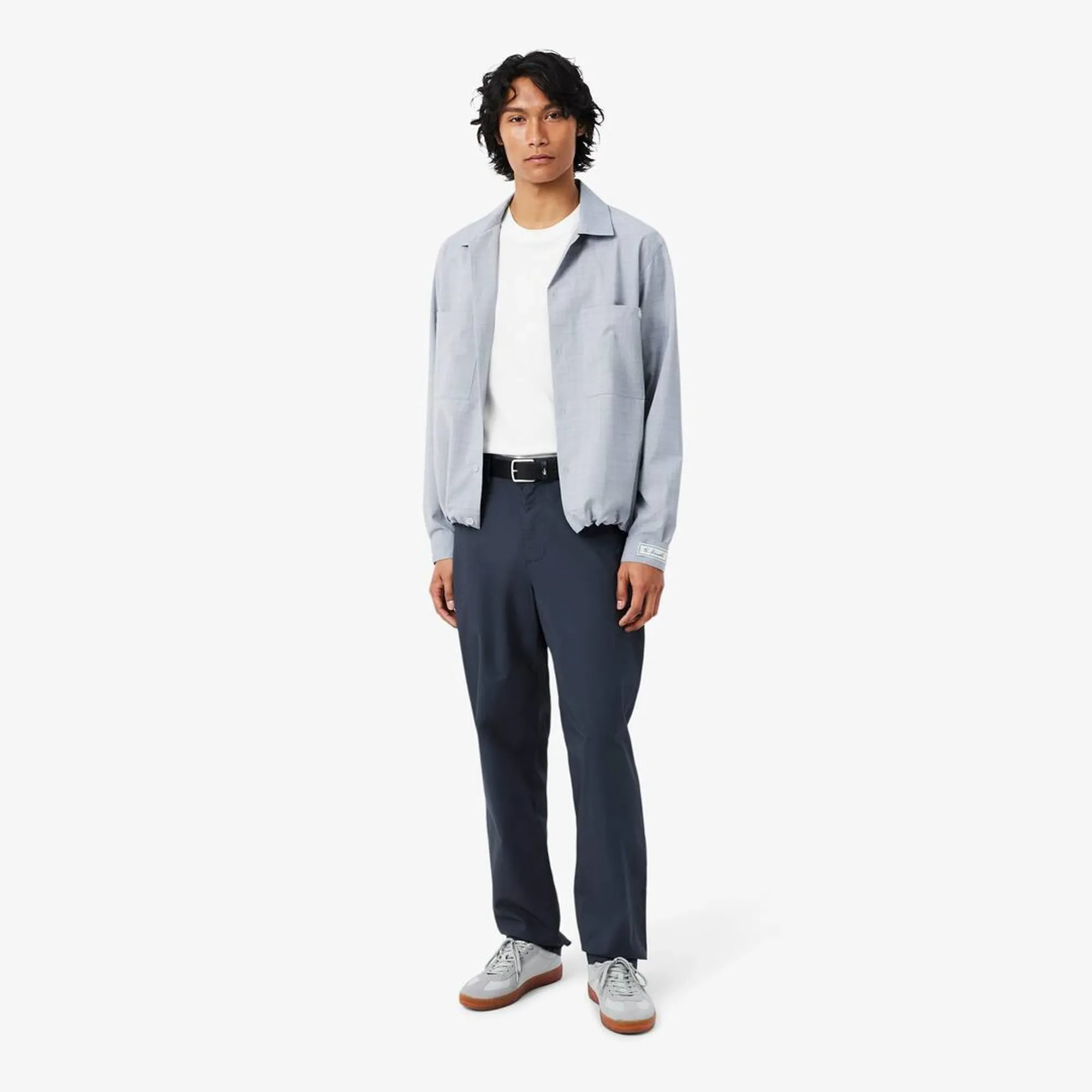 Lacoste Regular Fit Cotton Twill Chino Pants - Dark Grey