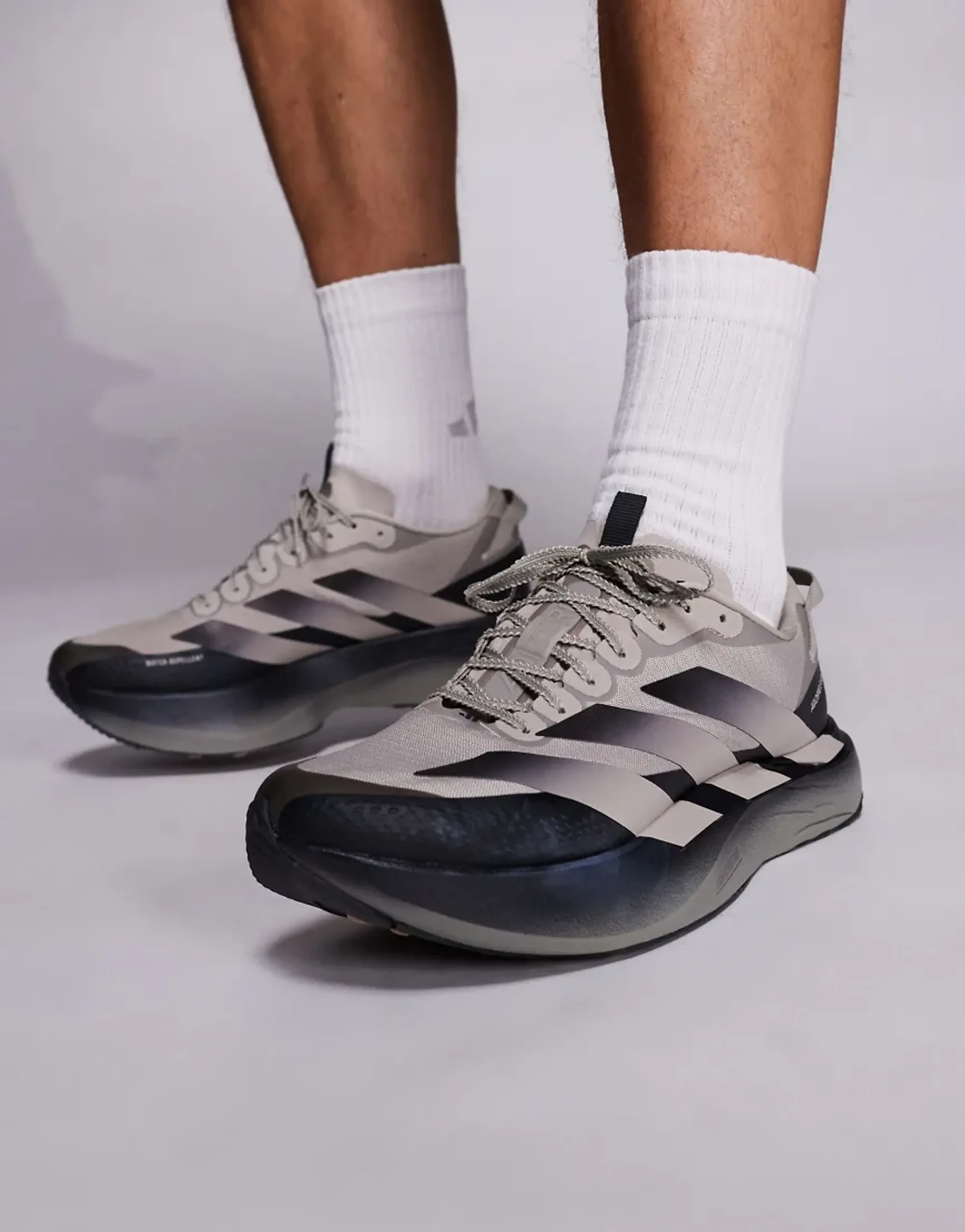 Sneakers Adidas Adizero Evo Sl Atr Light Brown/ Light Brown/ Silver Pebble Eur 44 2/3