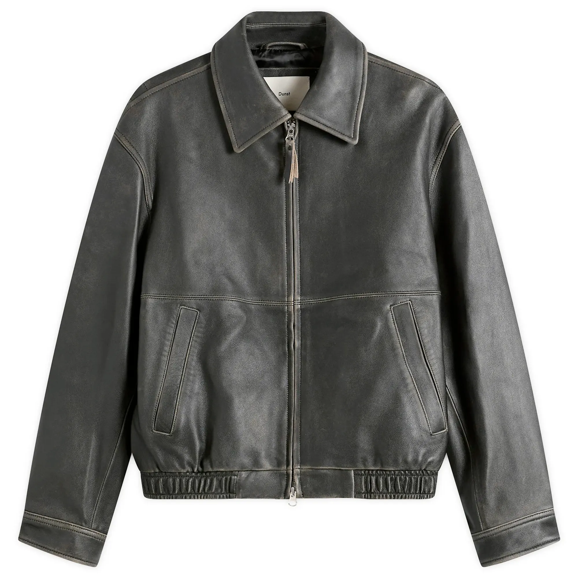 DUNST Women's Drizzler Leather Jacket Brushed Black