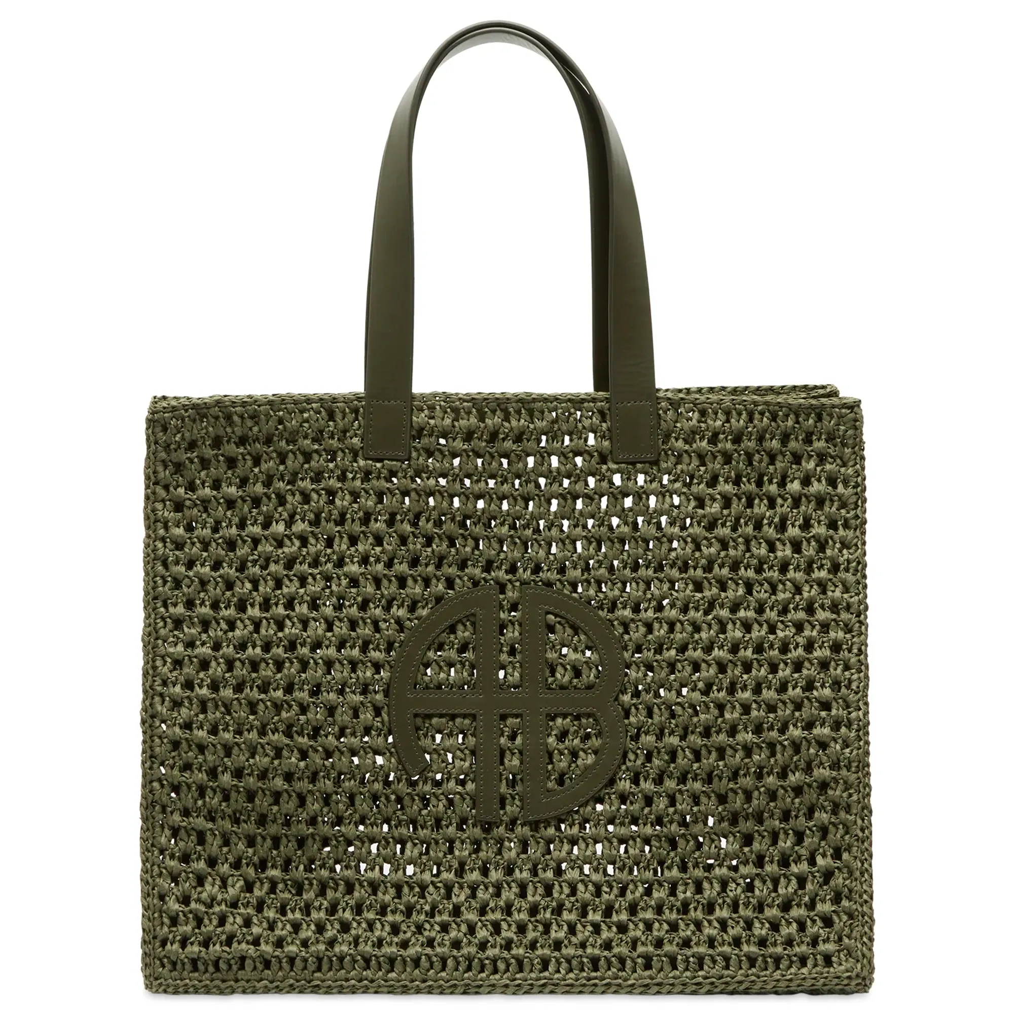 Anine Bing Women's Large Rio Tote Military Green