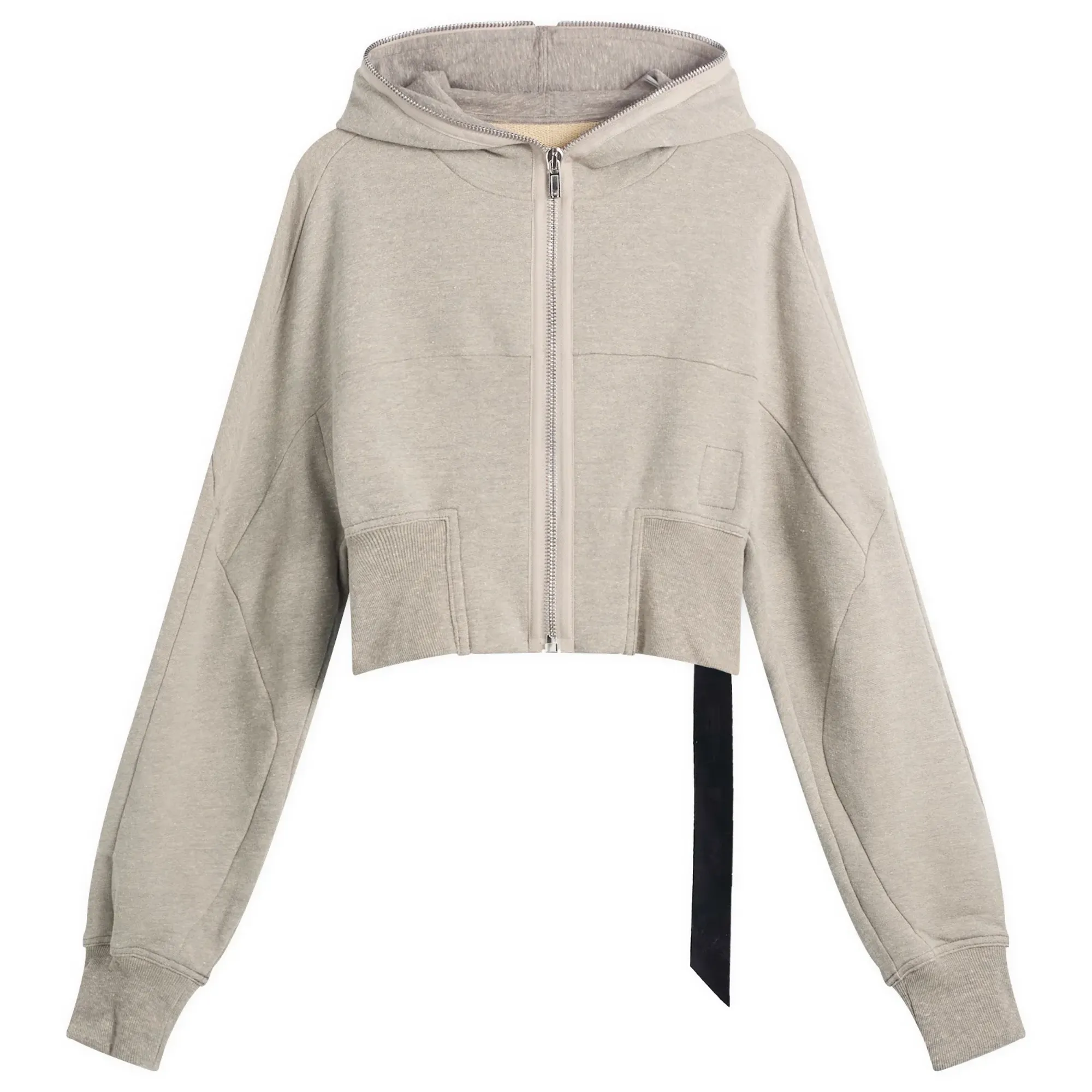 Rick Owens DRKSHDW Women's Collage Gimp Hoodie Grey Melange