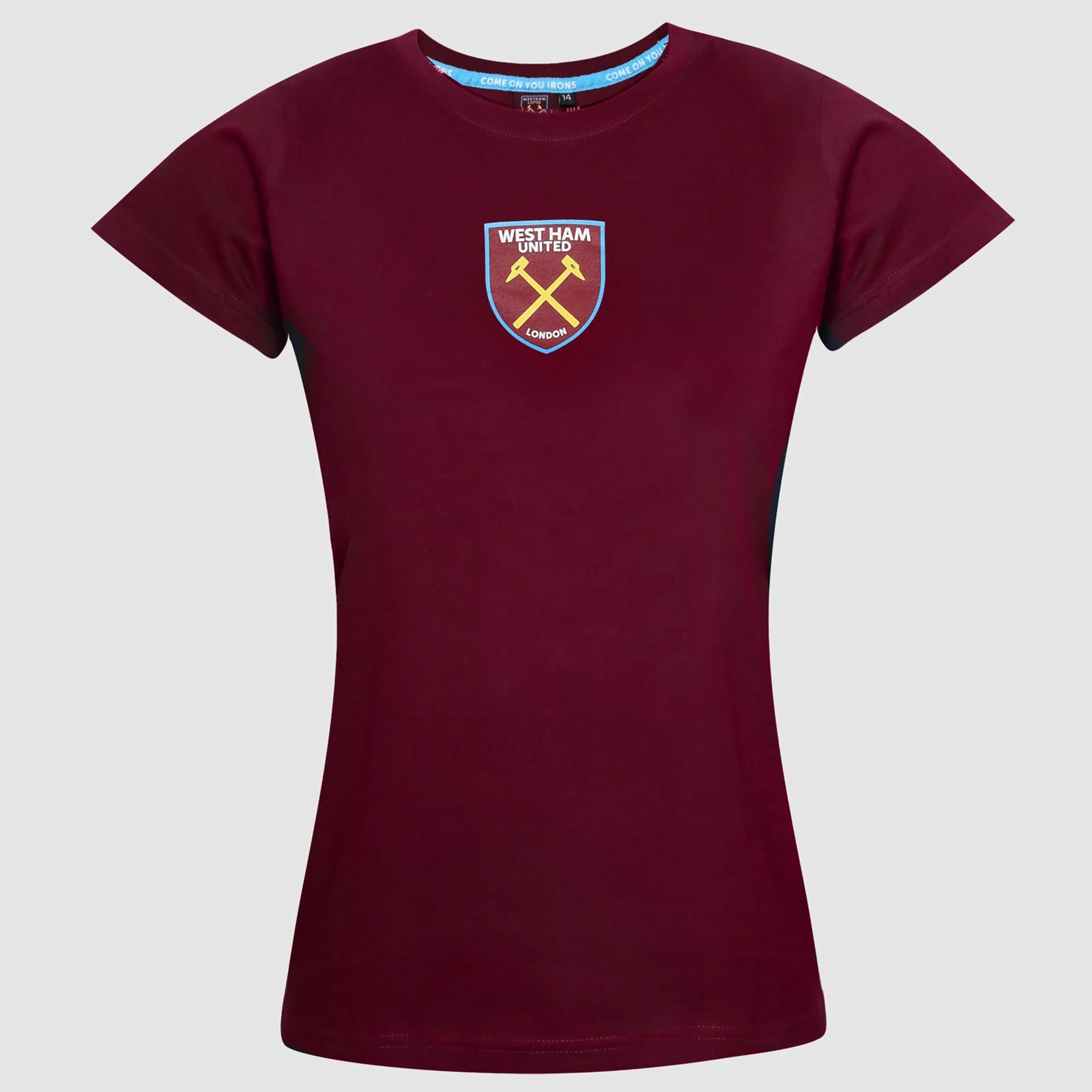 West Ham Womens Claret Crest Print T-Shirt