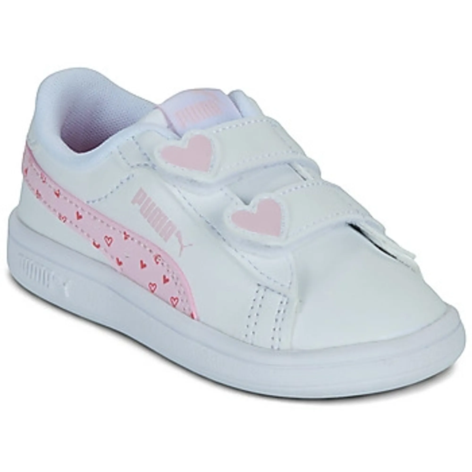 Puma  Smash 3.0 Hearty V Inf  girls's Children's Shoes (Trainers) in White