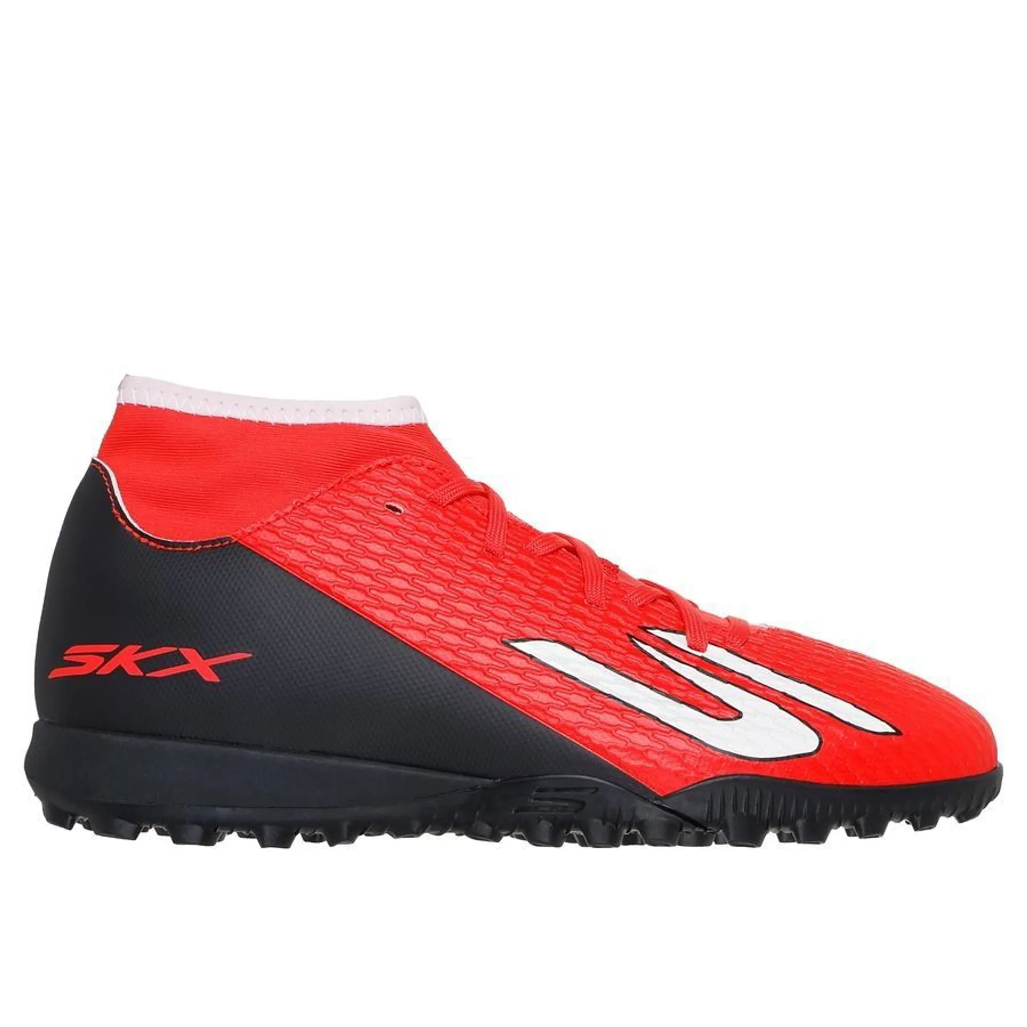 Skechers SKX_2 Jr High Youth TF Shoes in Red/Black