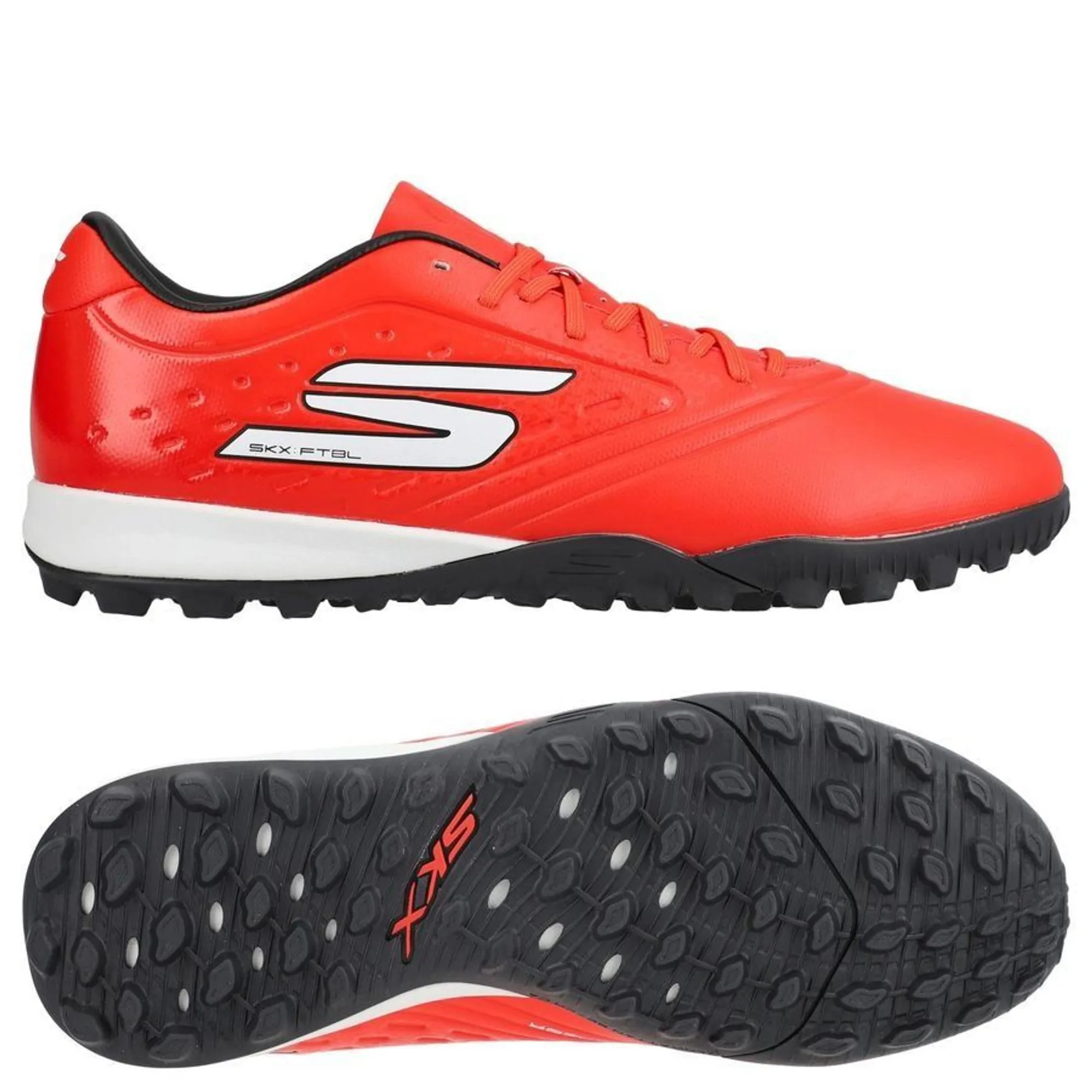 Skechers Razor 1.5 Academy TF Shoes in Red/Black | Synthetic