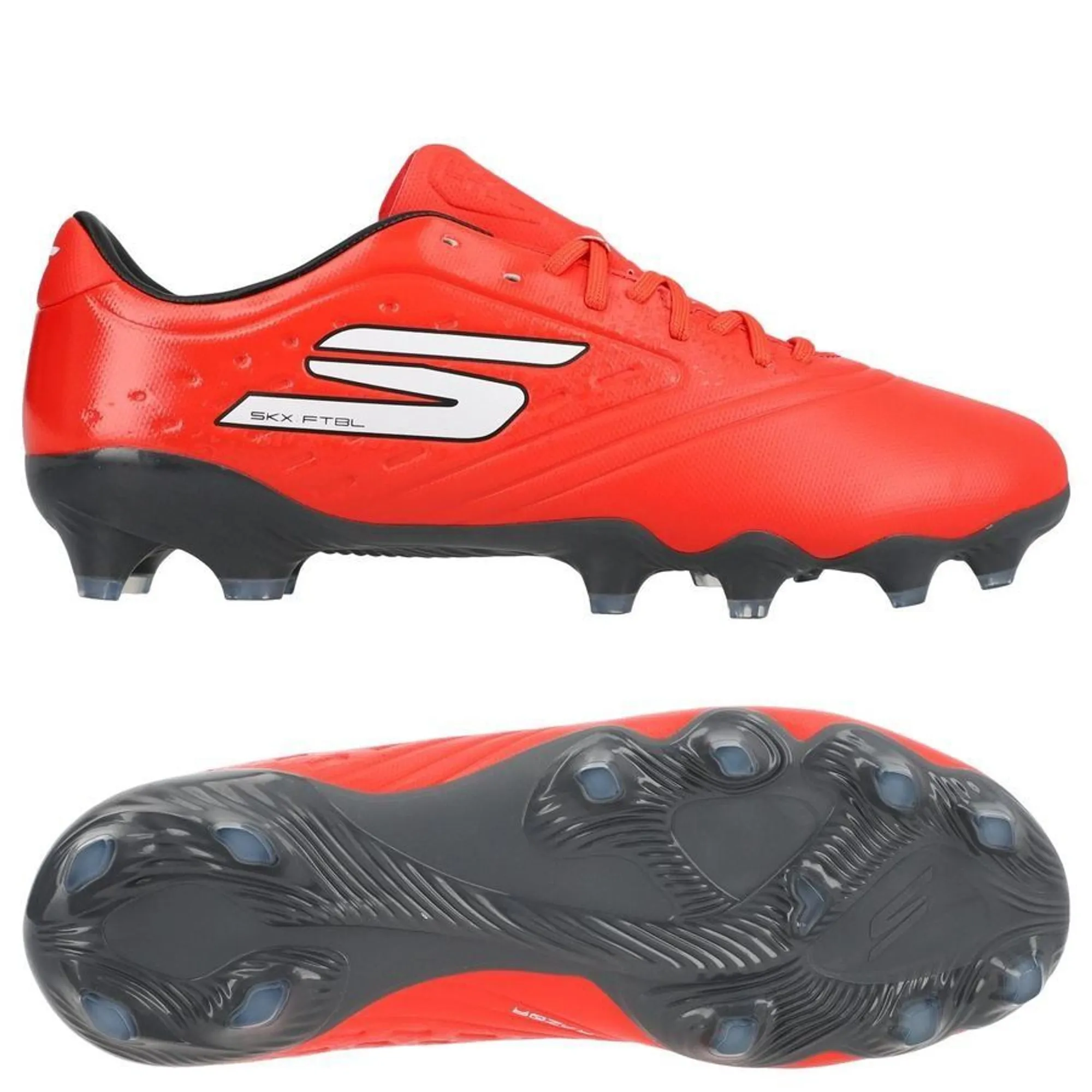 Skechers Razor 1.5 Academy FG Shoes in Red/Black
