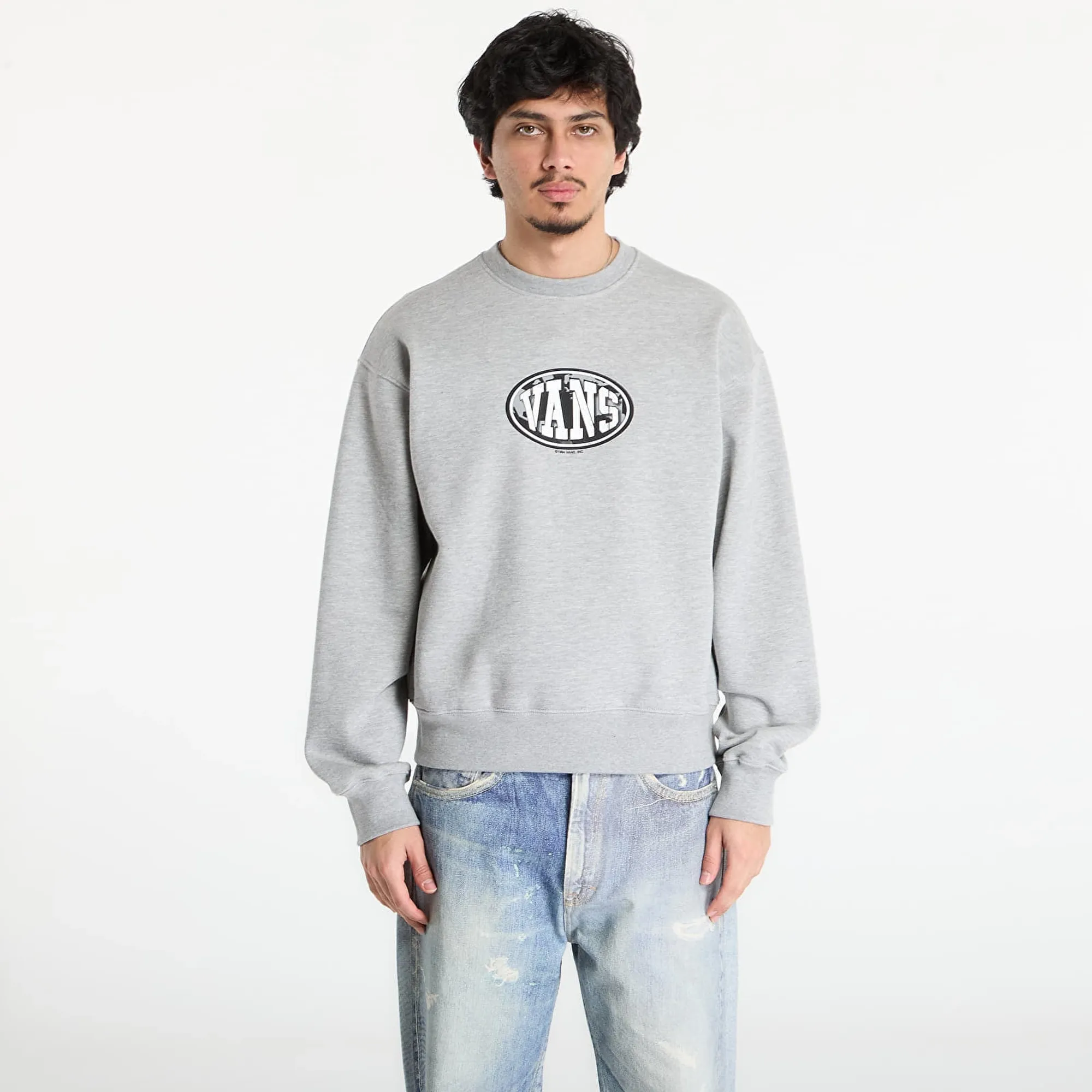 Sweatshirt Vans Worldwide94 Crew Cement Heather Xl