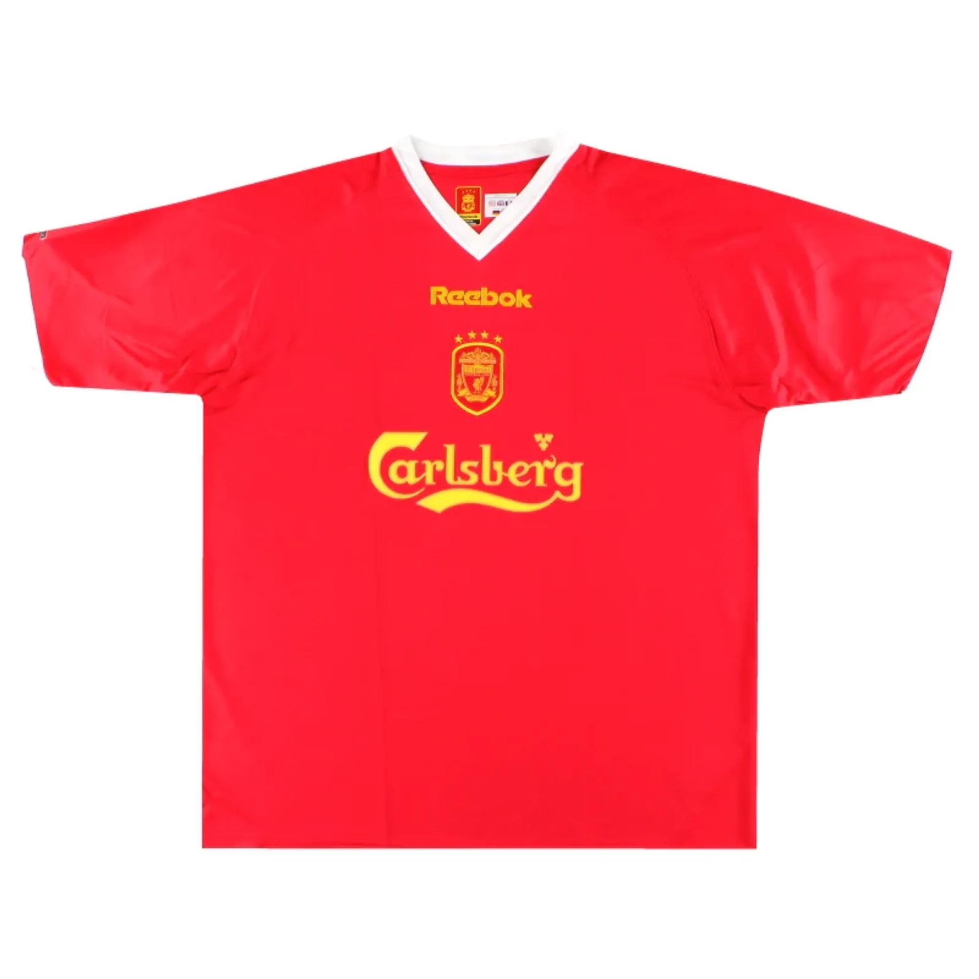 2001-03 Liverpool Reebok European Home Shirt XXL - Liverpool / Excellent 