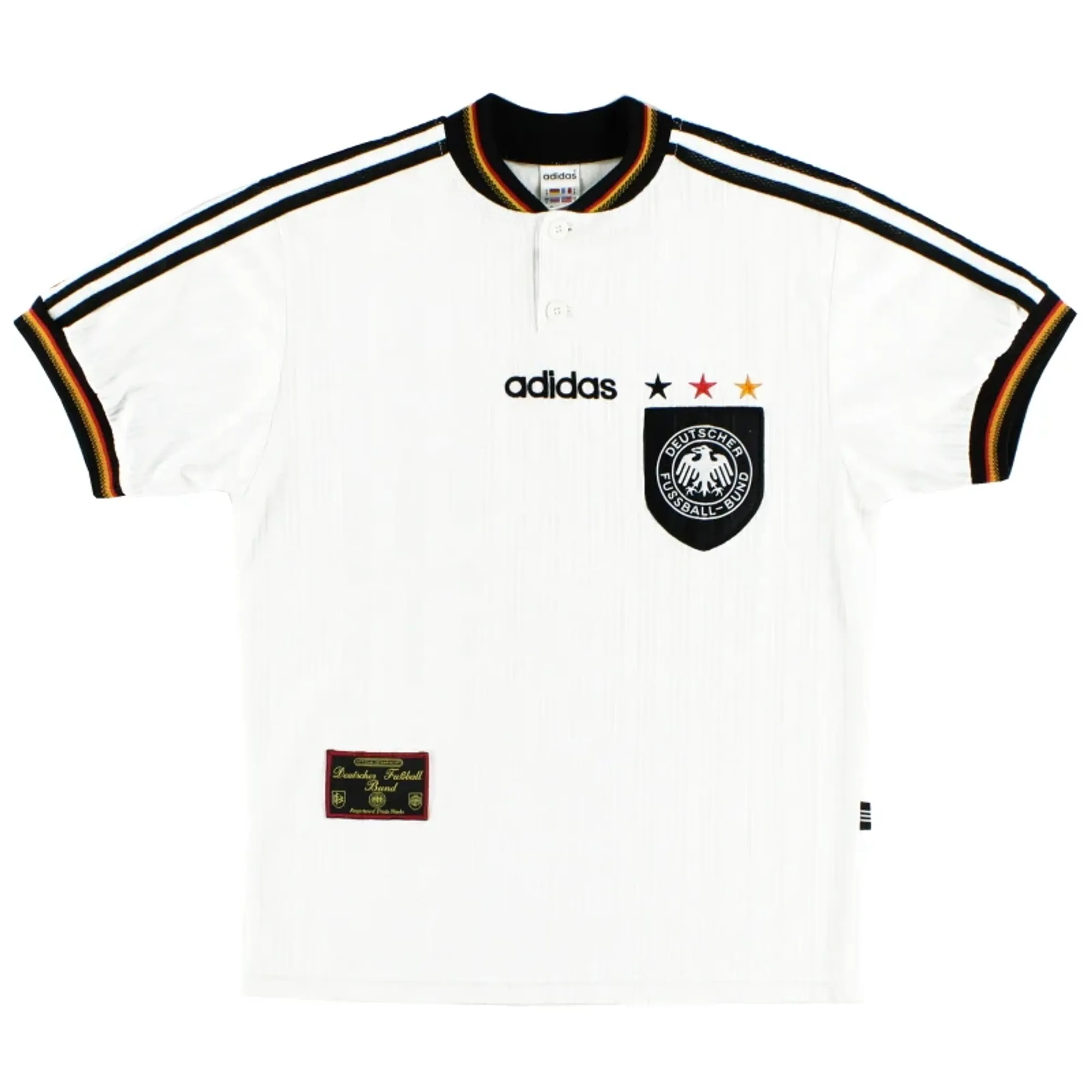 1996-98 Germany adidas Home Shirt L - Germany / Very Good 