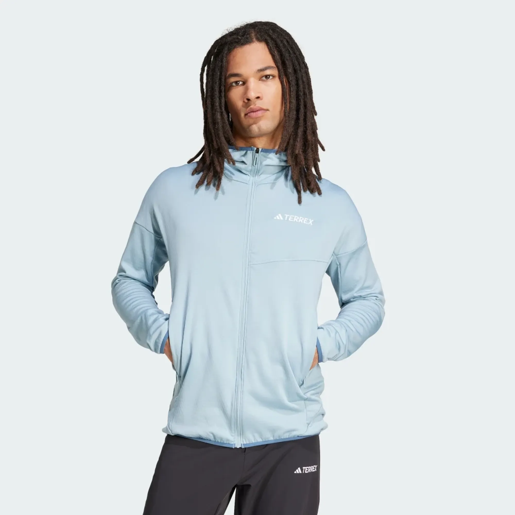 adidas Terrex Xperior CLIMAWARM Light Fleece Hooded Jacket